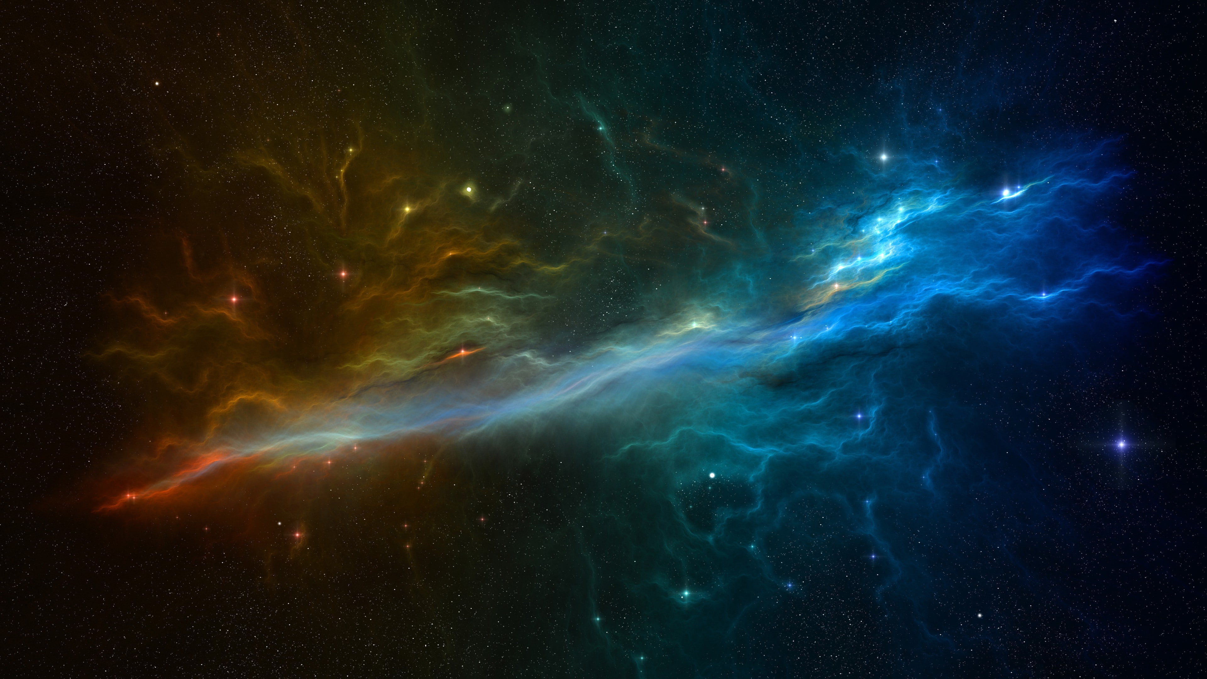 Free download | HD wallpaper: digital art, galaxy, Medusa Nebula, space ...