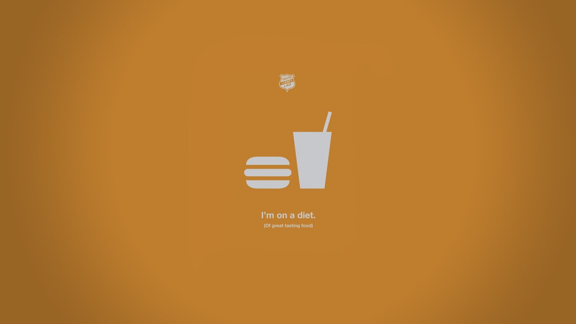 burger and cup wallpaper, minimalism, food, humor, simple background