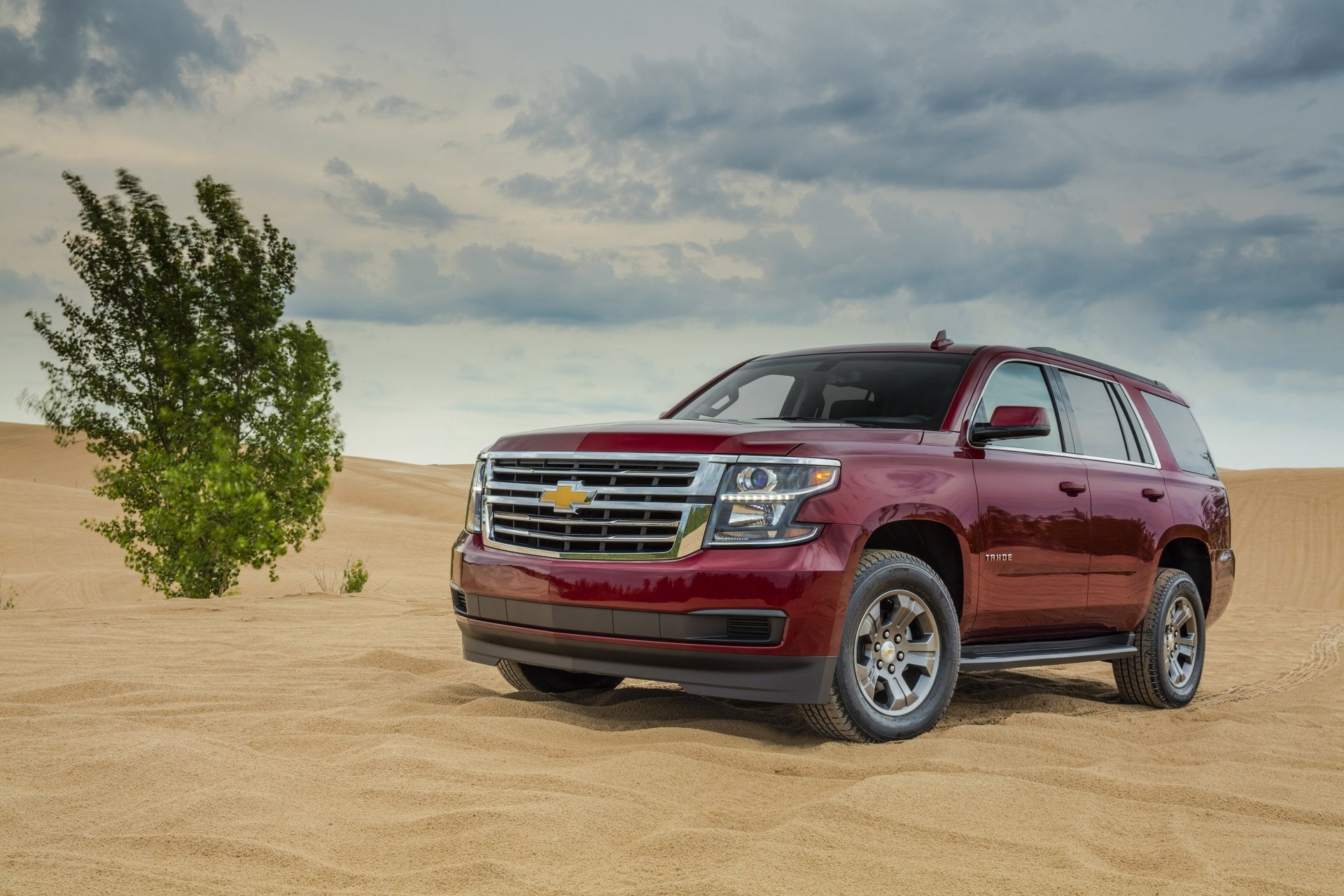 Chevrolet, Chevrolet Tahoe, Car, Desert, Red Car, SUV, Vehicle