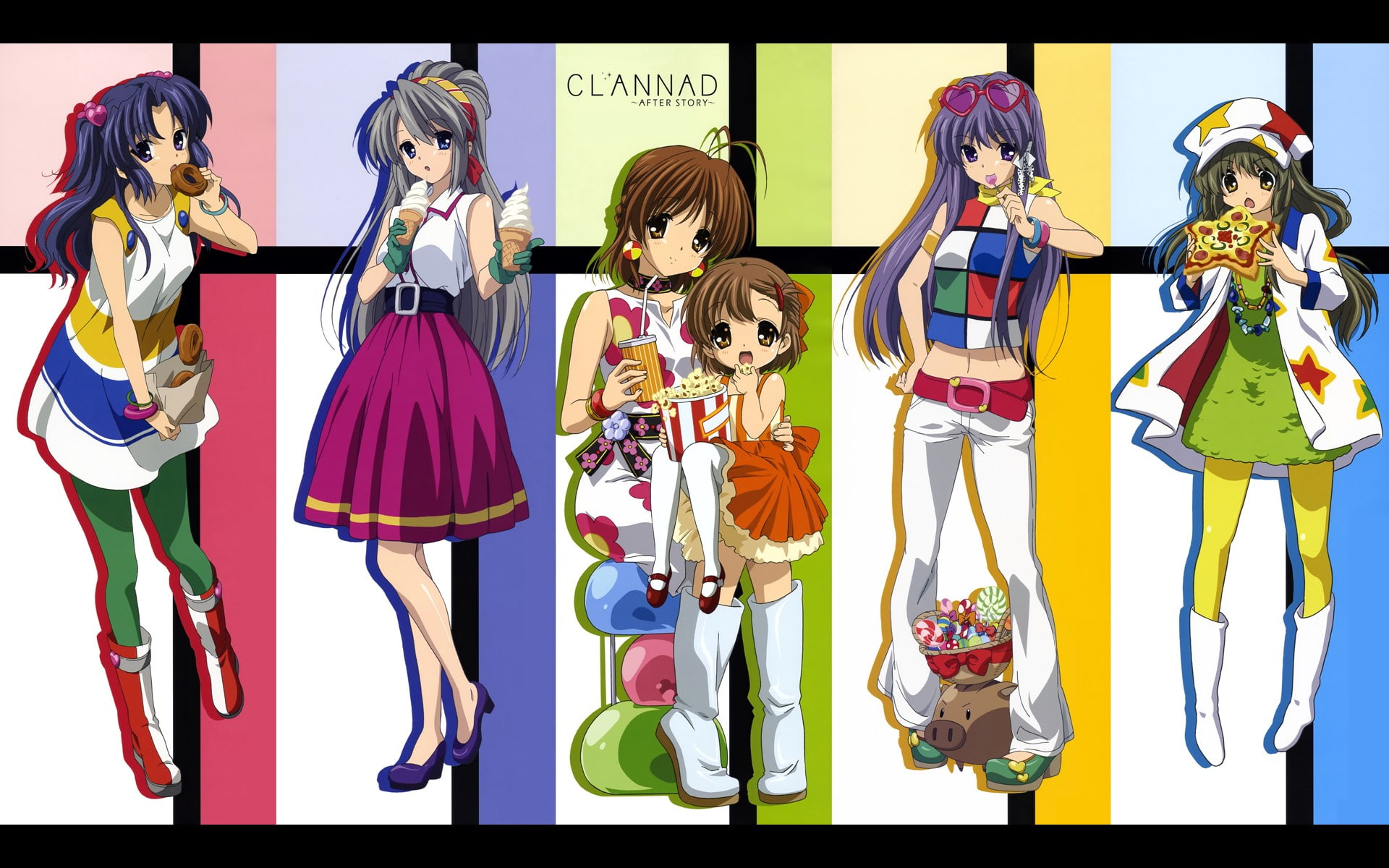 clannad, auto post production filter, representation, human representation