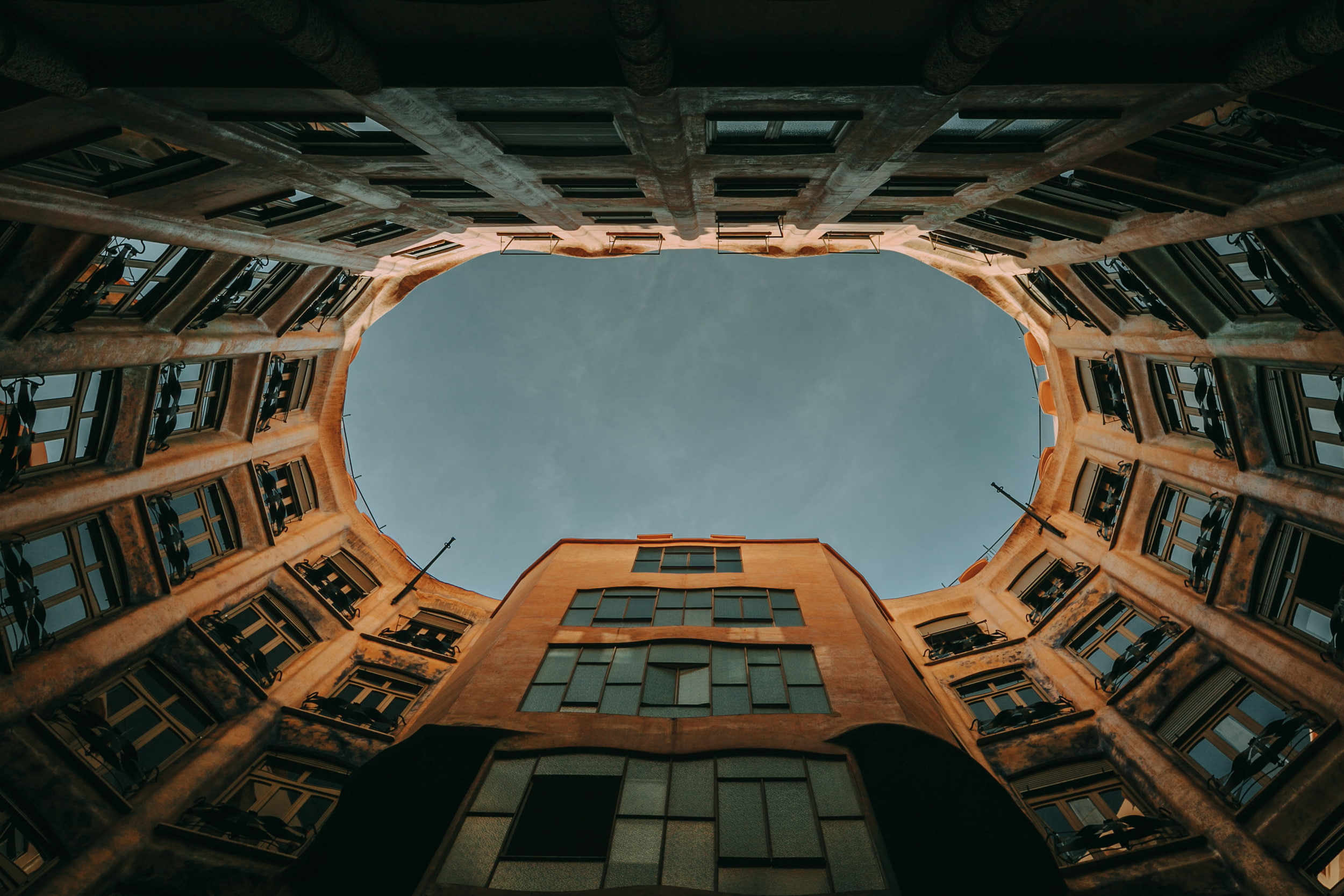 construction site, building, sky, pattern