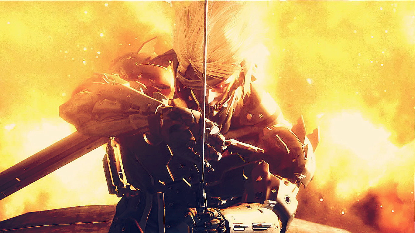 men, Metal Gear Rising: Revengeance, video games, holding, one person