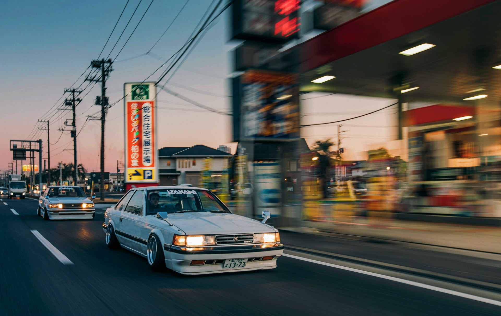 Speedhunters, car, depth of field, sunset, Toyota, Toyota Chaser