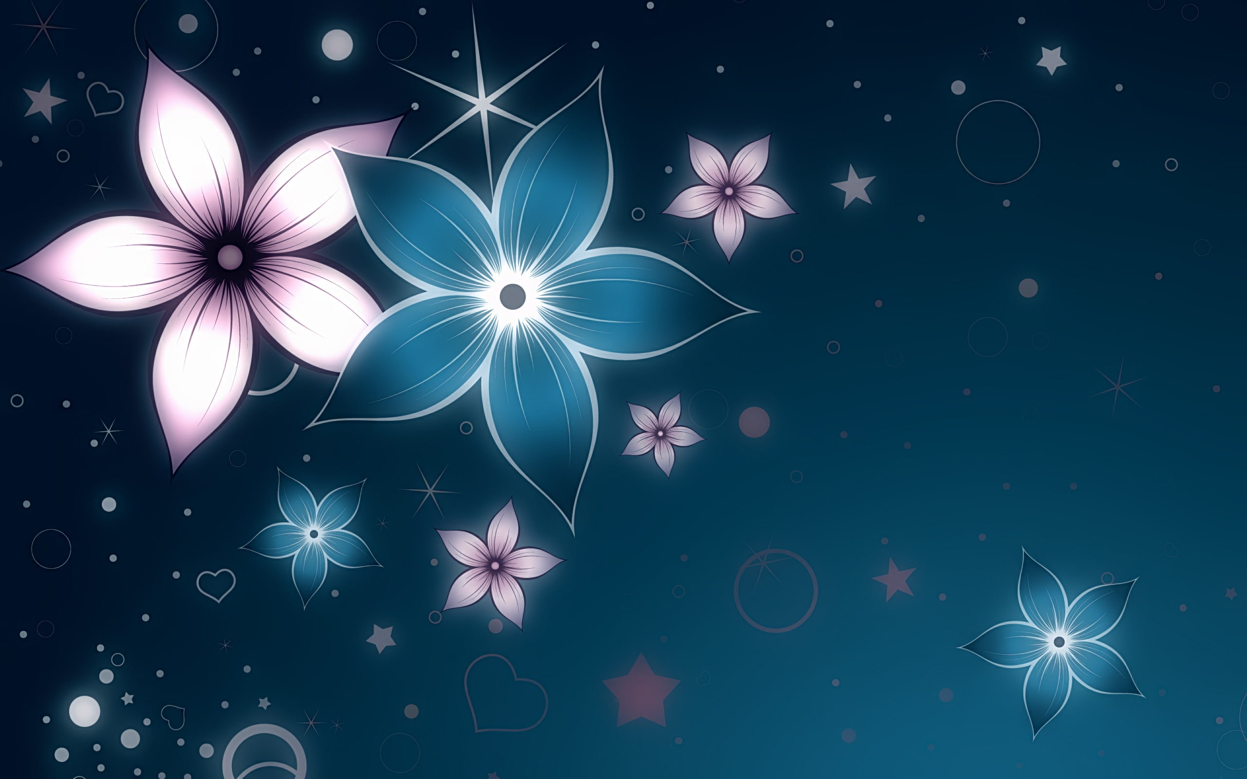 Beautiful Flowers The Sky Abstrac Hd Wallpapers 2560×1600