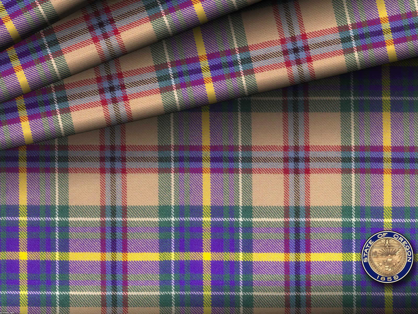 Oregon Tartan, pattern, textile, multi colored, close-up, backgrounds
