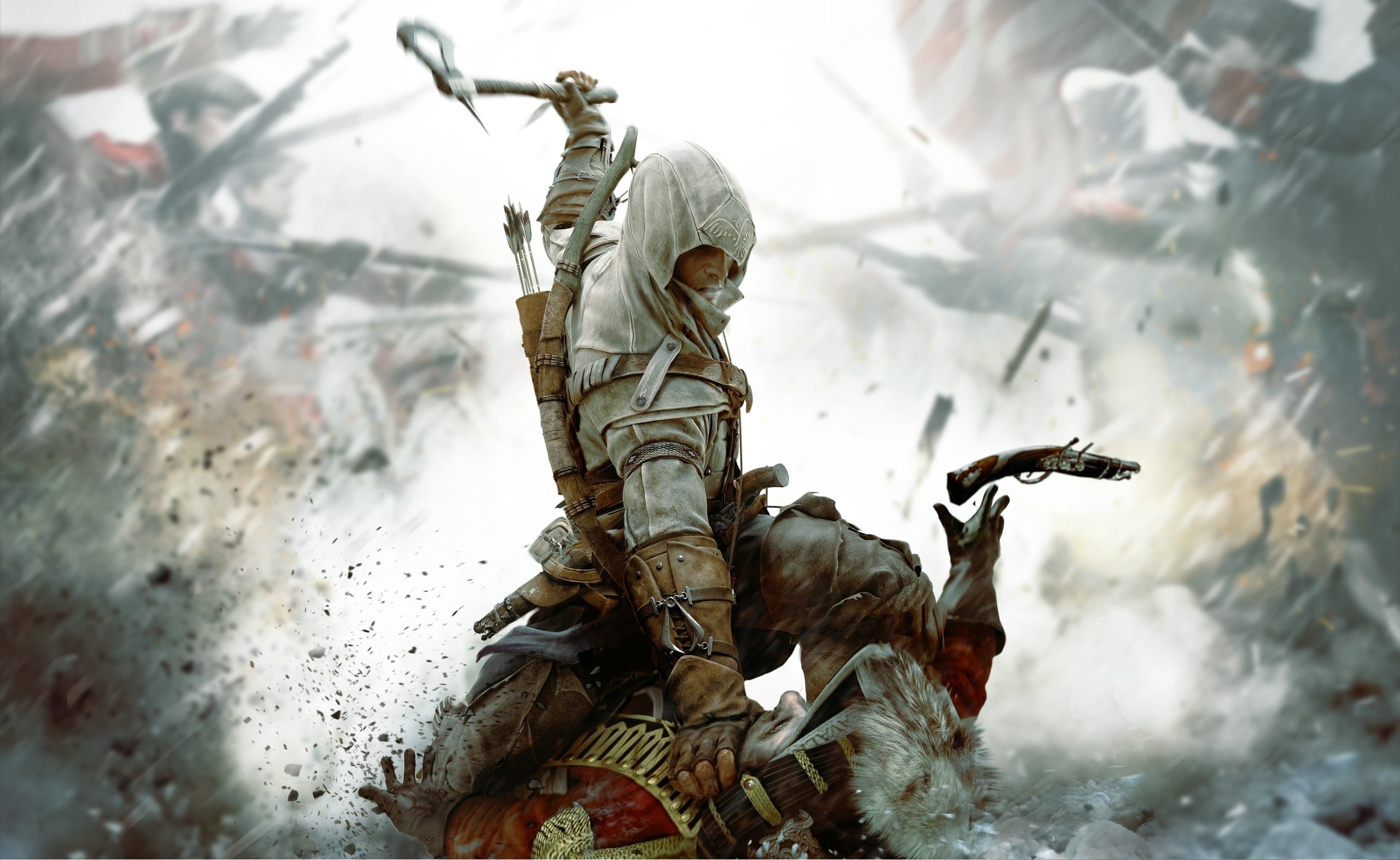 Assassins Creed III, male anime character wallpaper, Games, Assassin's Creed