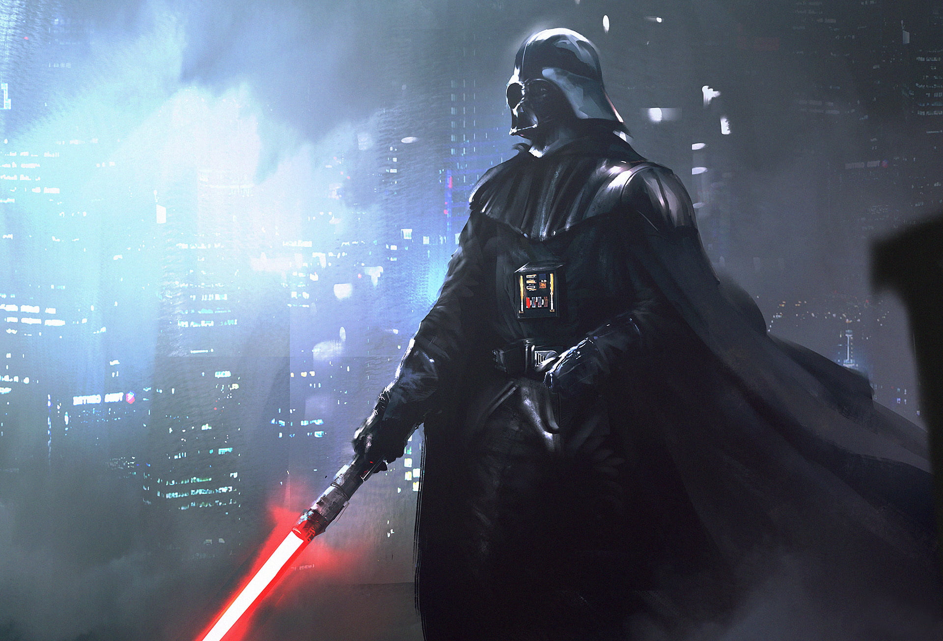 Darth Vader digital wallpaper, star wars, anakin skywalker, crime