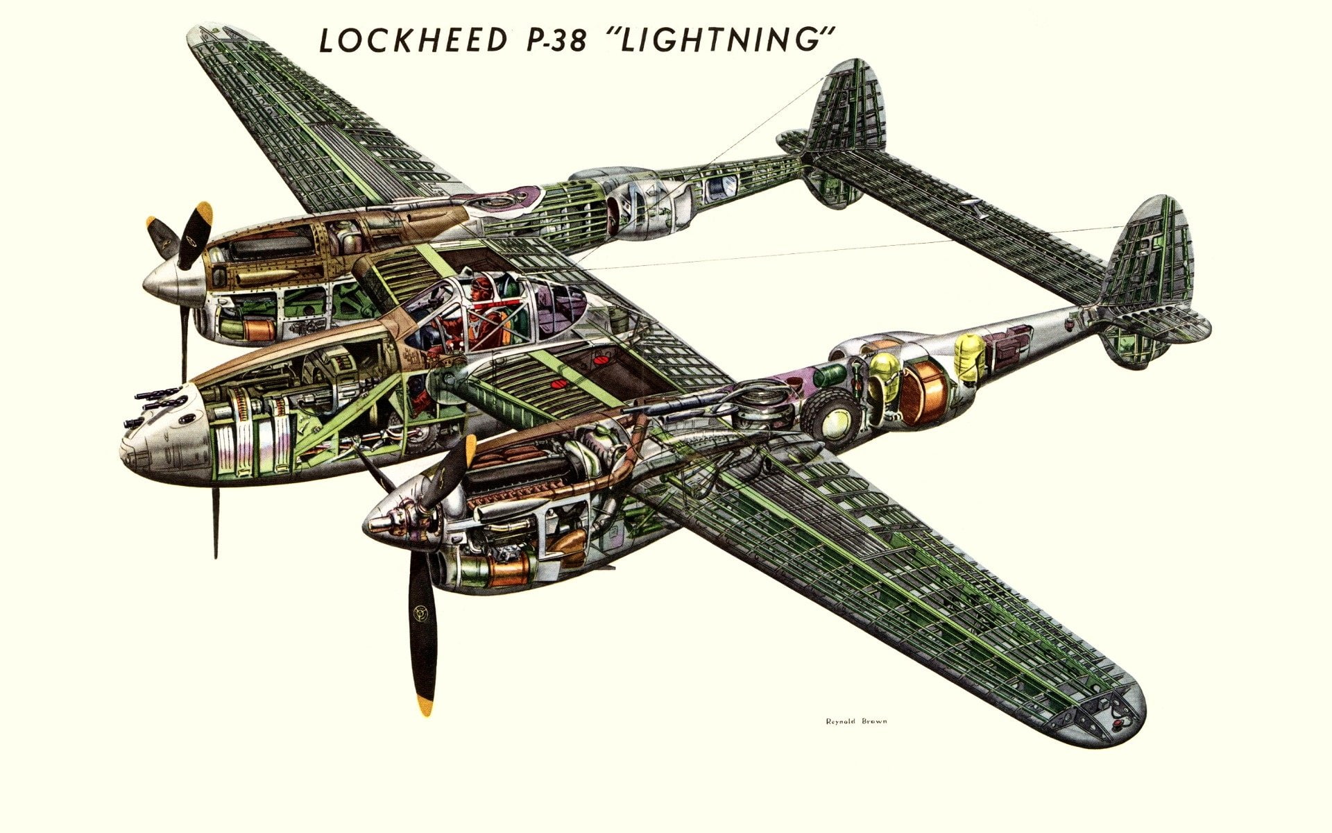 Military Aircrafts, Lockheed P-38 Lightning
