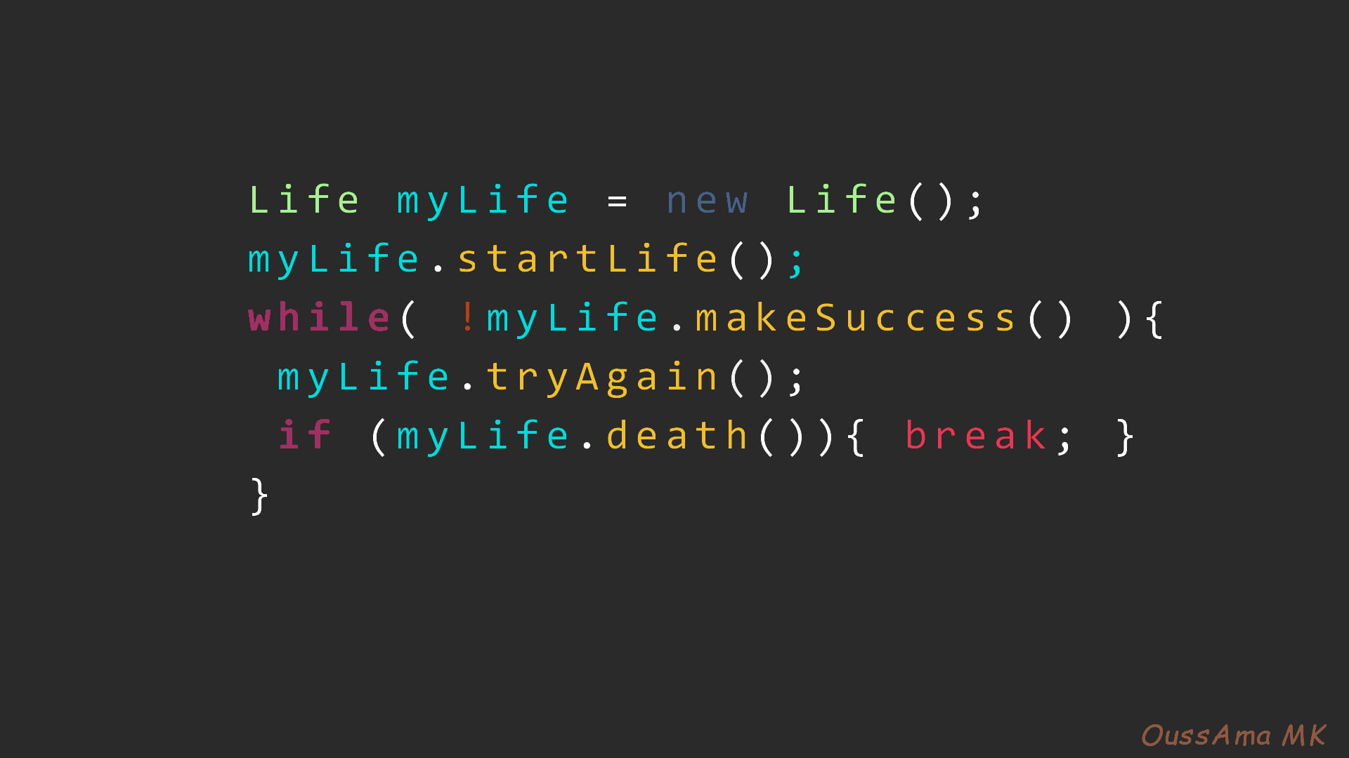 code, Java, programming, life