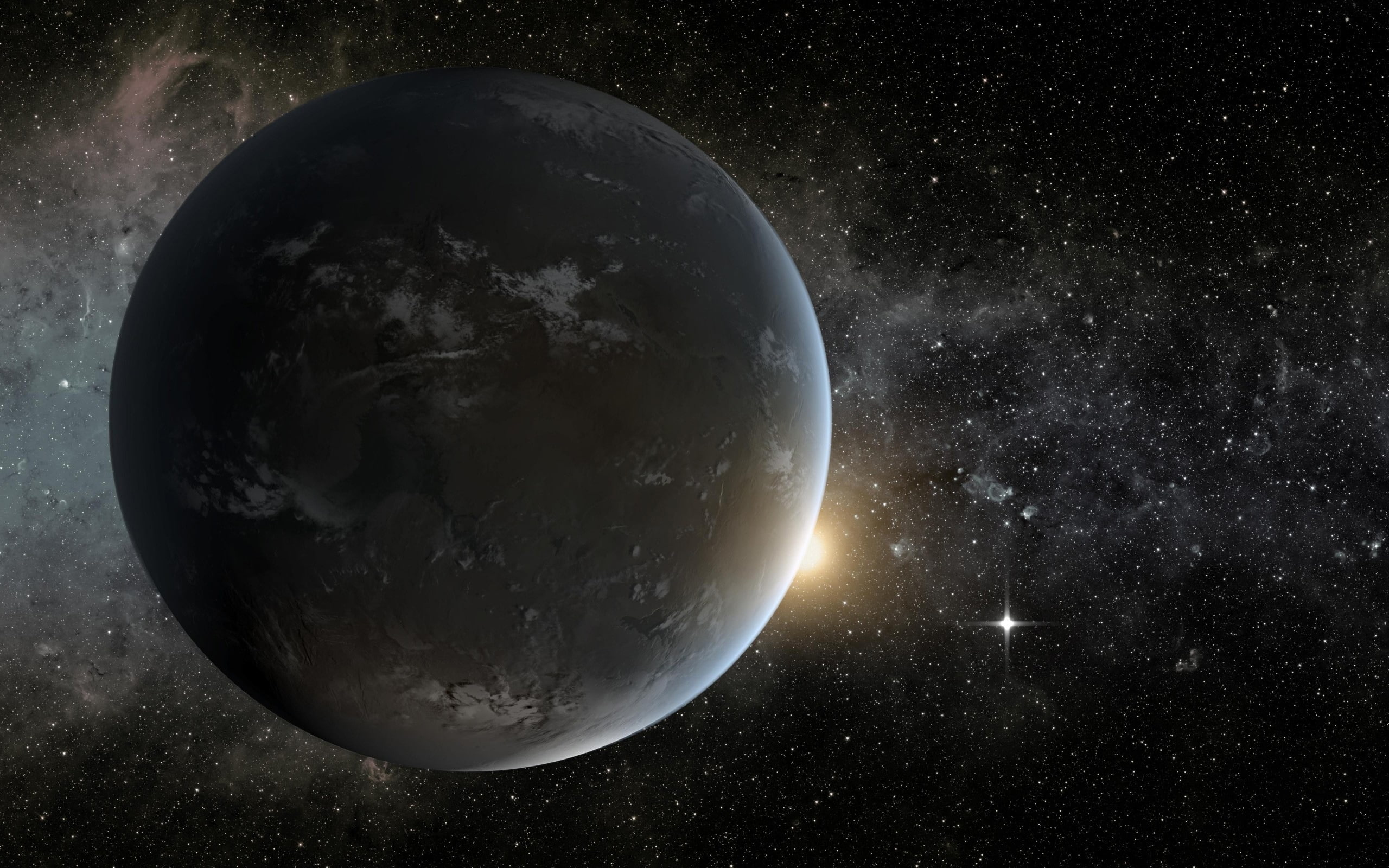 Kepler 452b Planet-Expanse Space HD Wallpaper, planet illustration