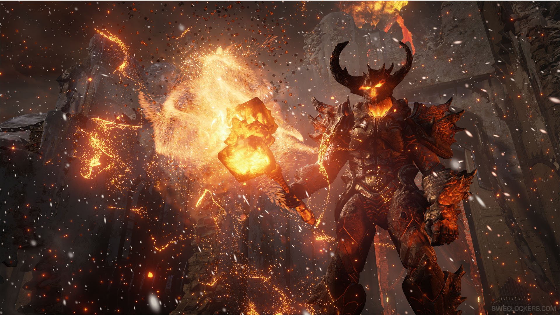 Unreal, Unreal Engine 4, Creature, Fire, Hell, Warrior
