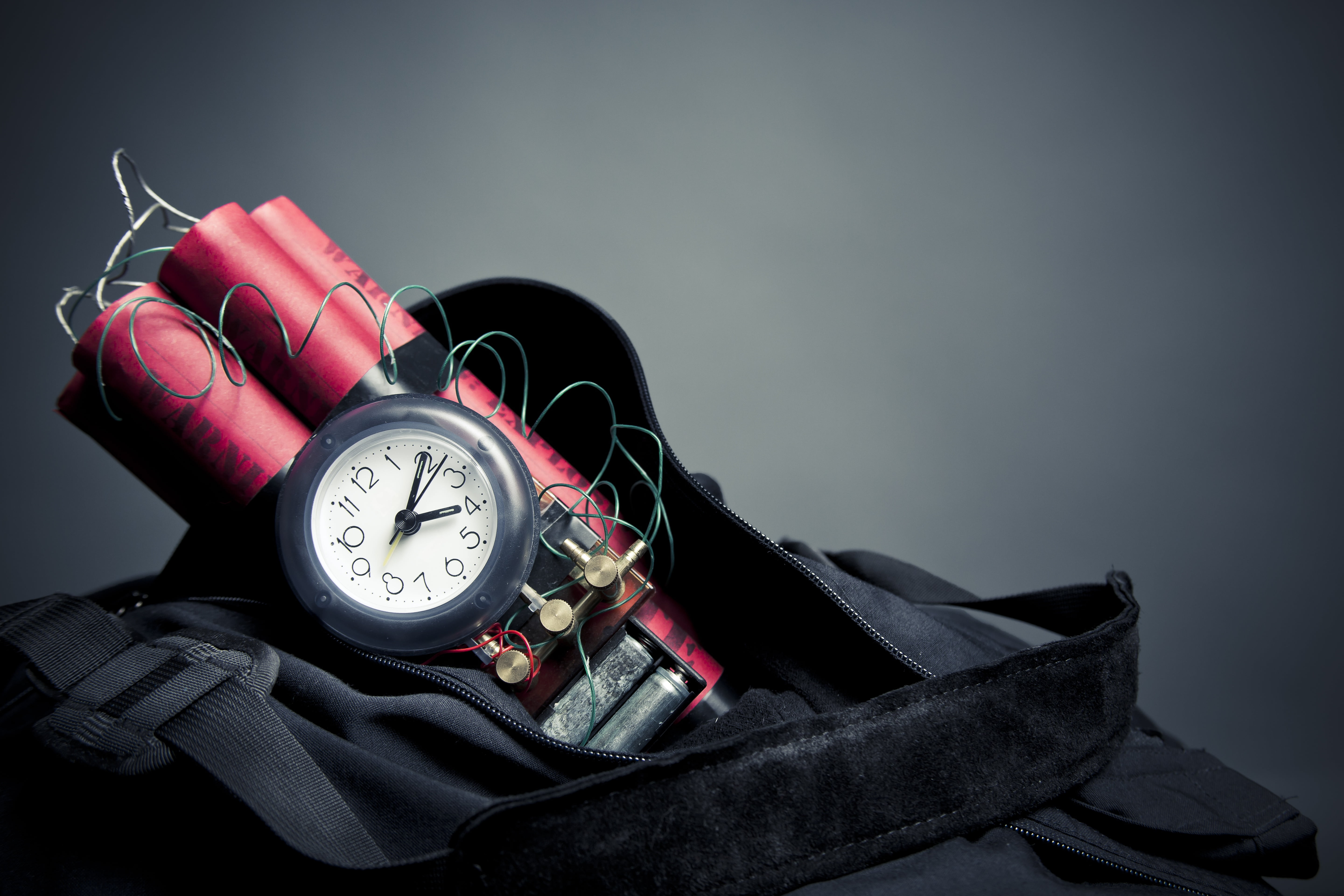 clock, explosive, dynamite