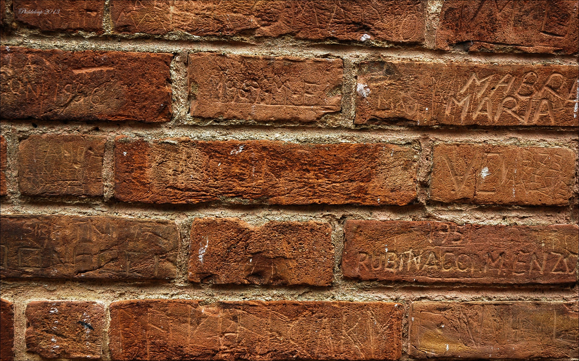 abstract, brick, pattern, wall