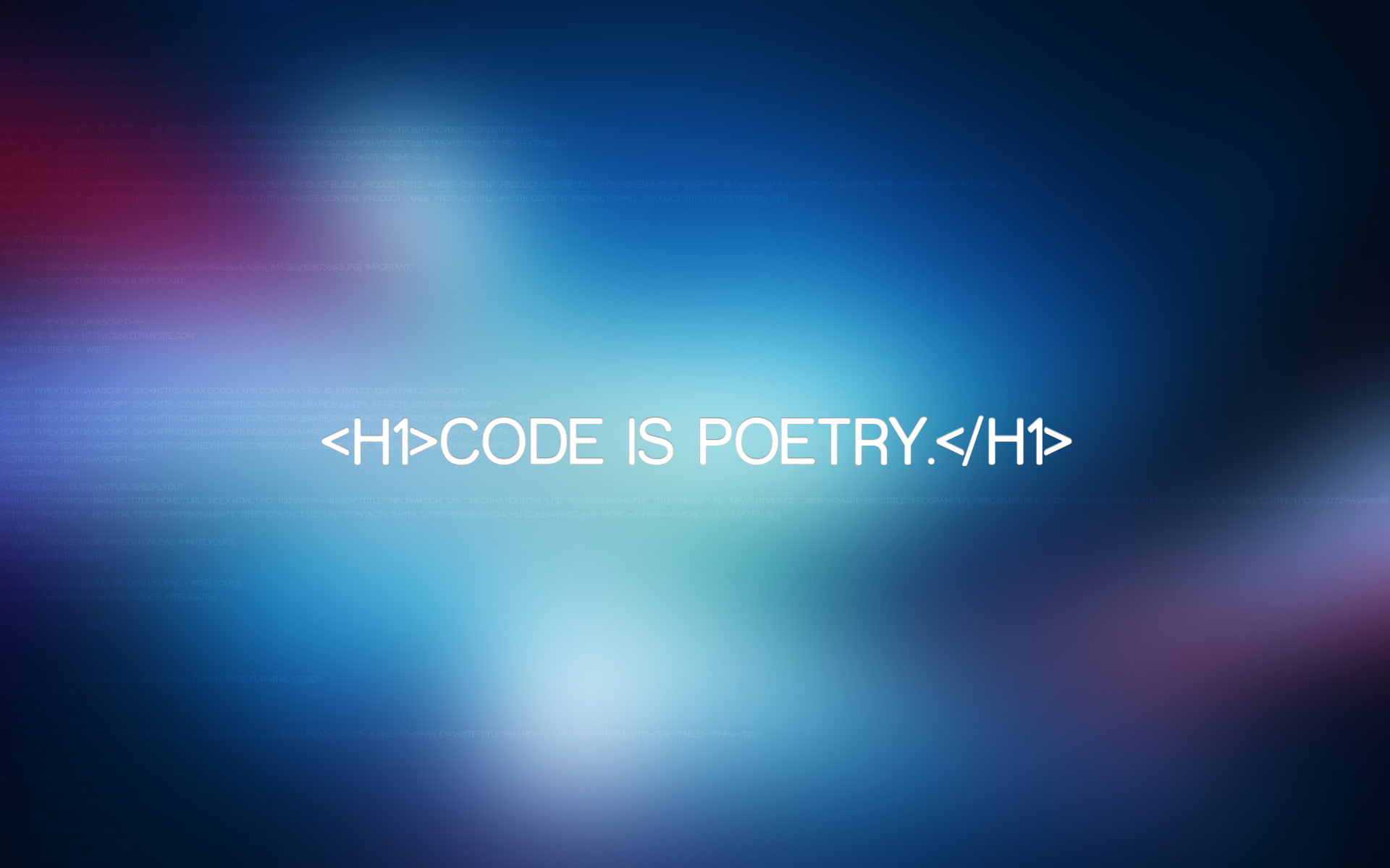 code, HTML, technology