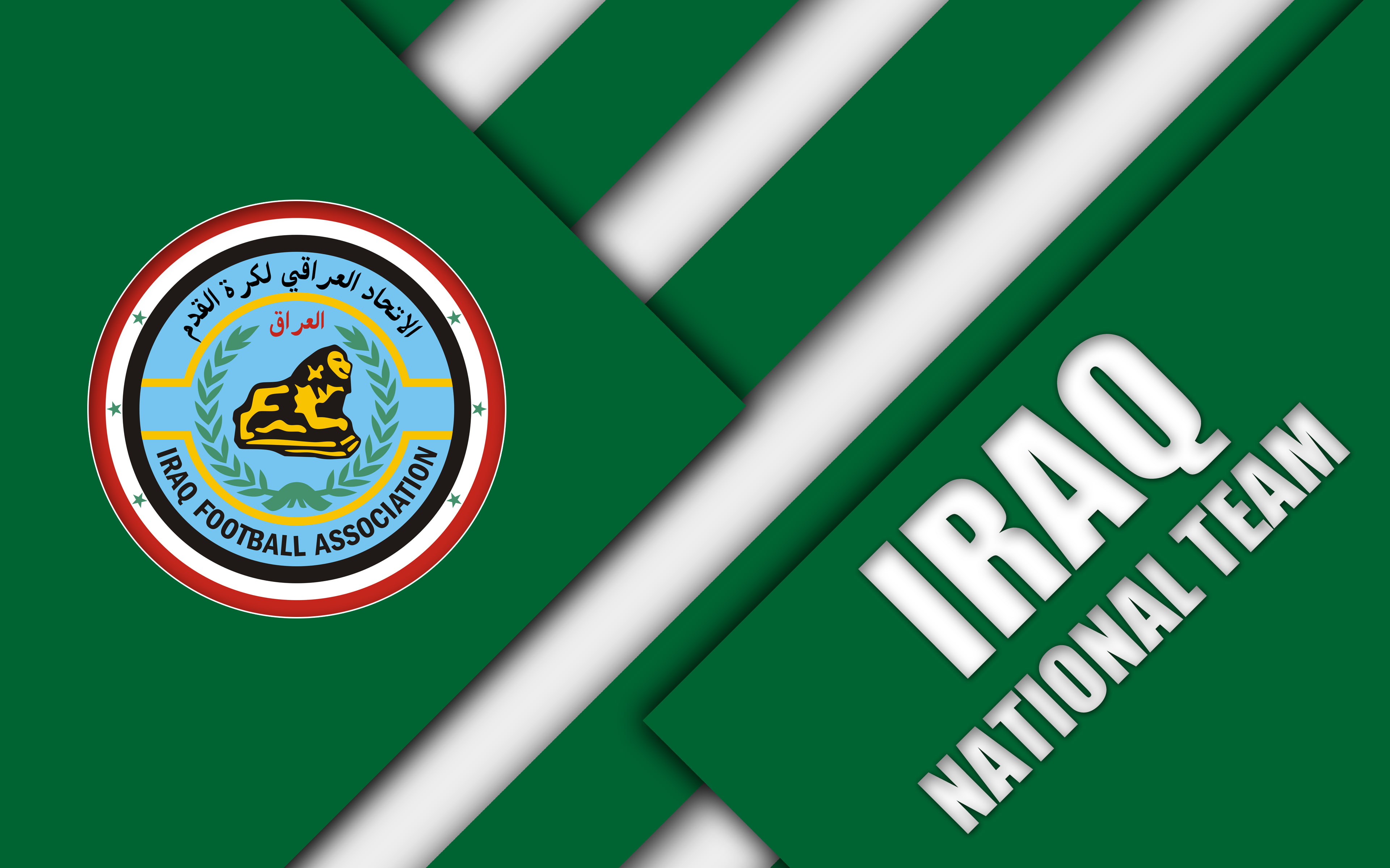 Soccer, Iraq National Football Team, Emblem, Logo