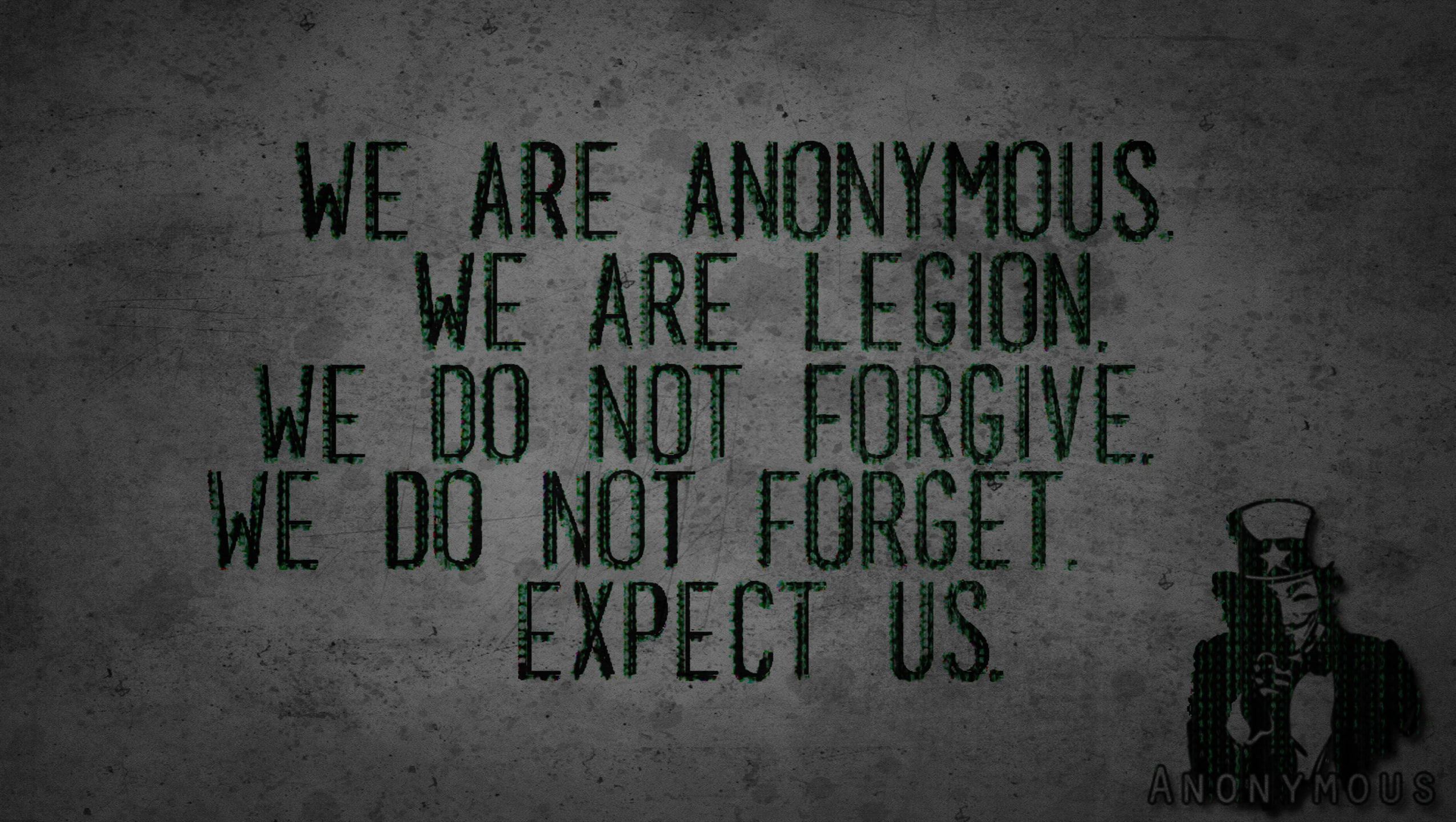 Anonymous, chains, quote