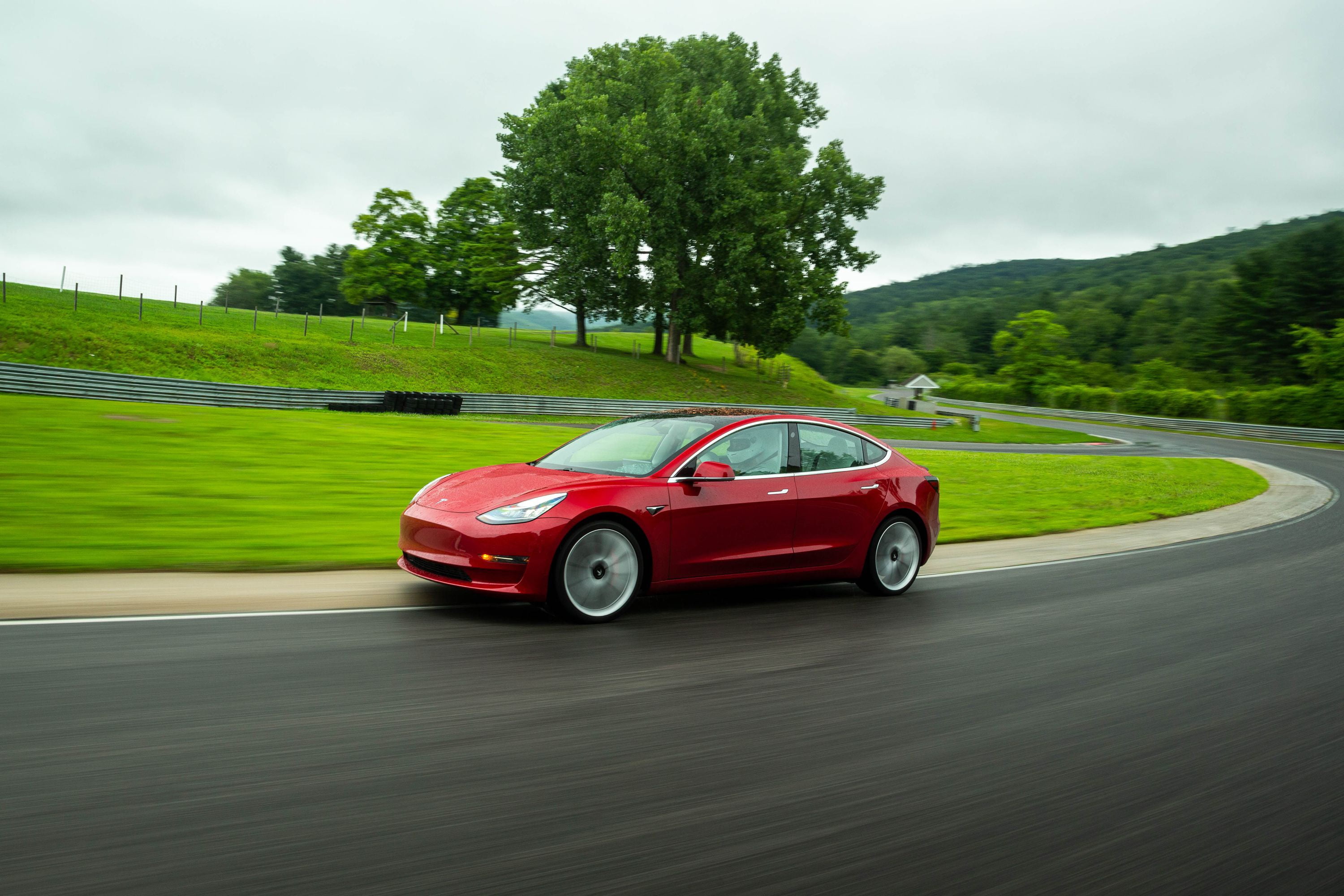 Tesla Motors, Tesla Model 3, Car, Luxury Car, Red Car, Vehicle