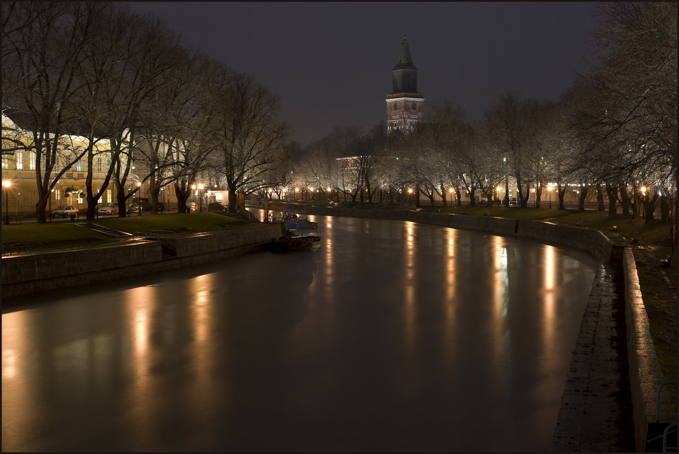 Finland, Turku, river