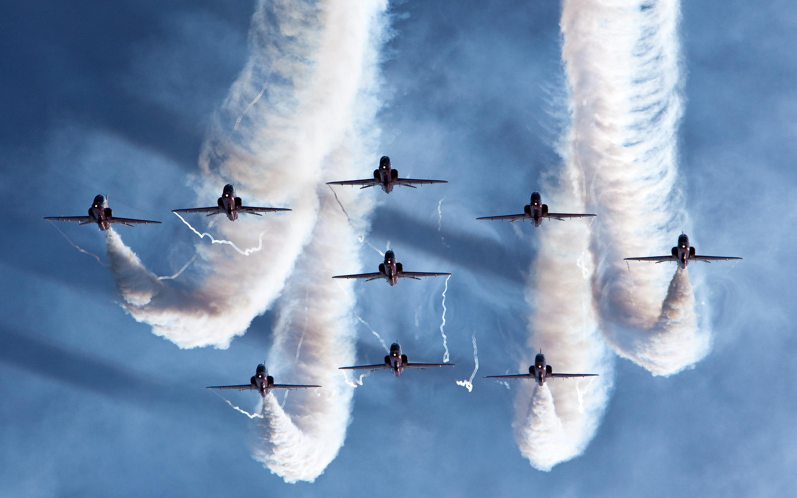 Royal Air Force Aerobatic Team, eleven jet planes