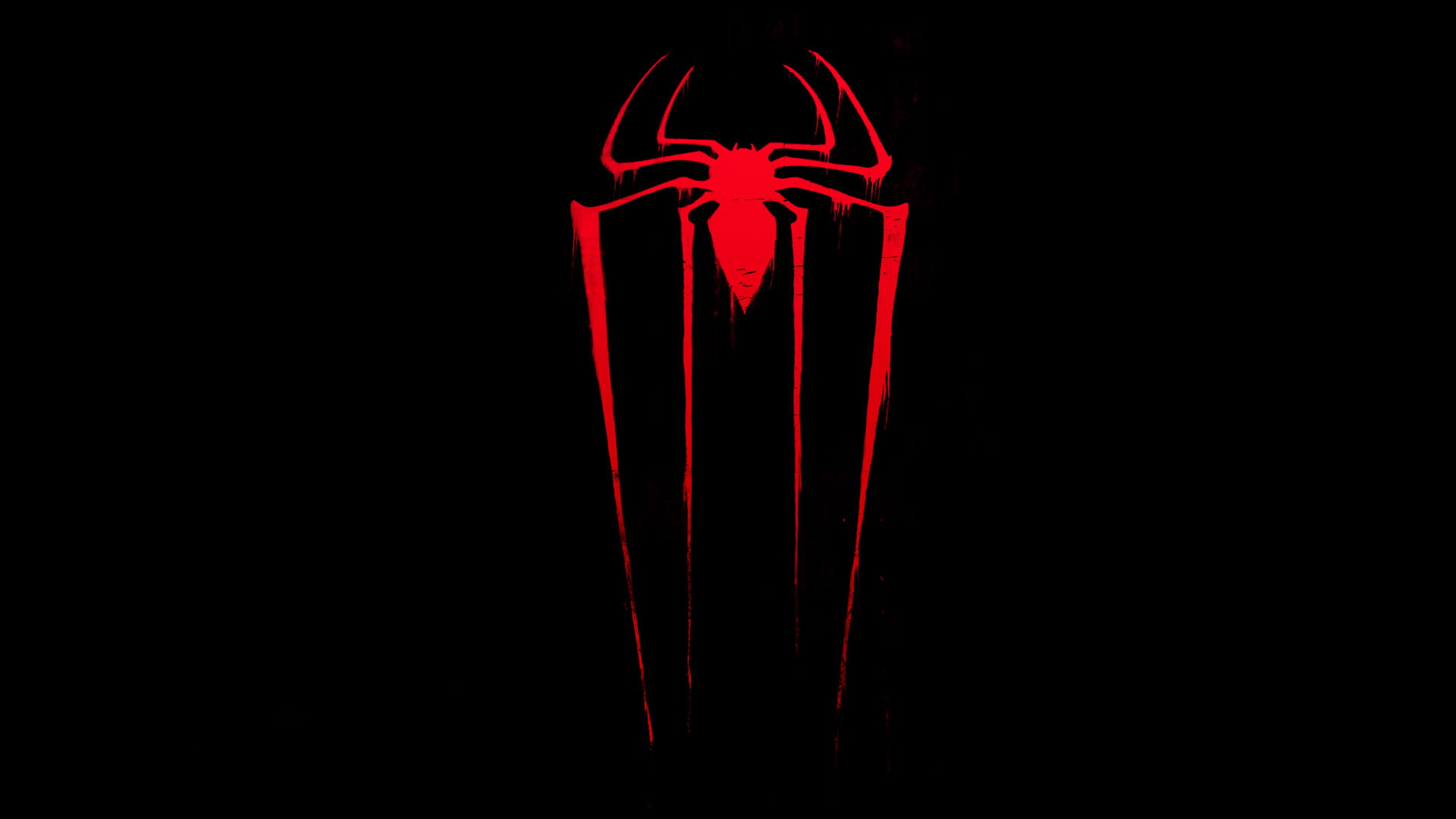 Marvel Spider-Man logo, dark, red, amazing spider-man, the amazing spider-man