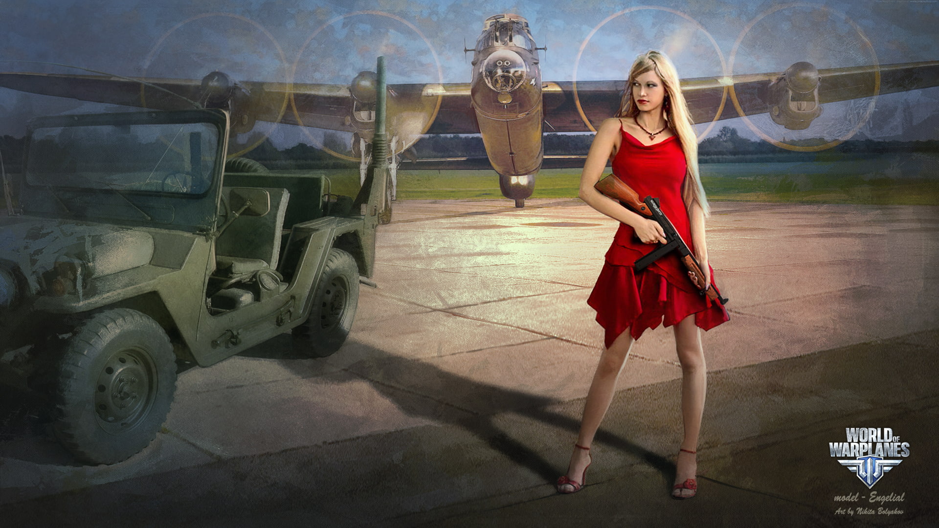 Free Download Hd Wallpaper Machine Girl The Plane Machine Gun