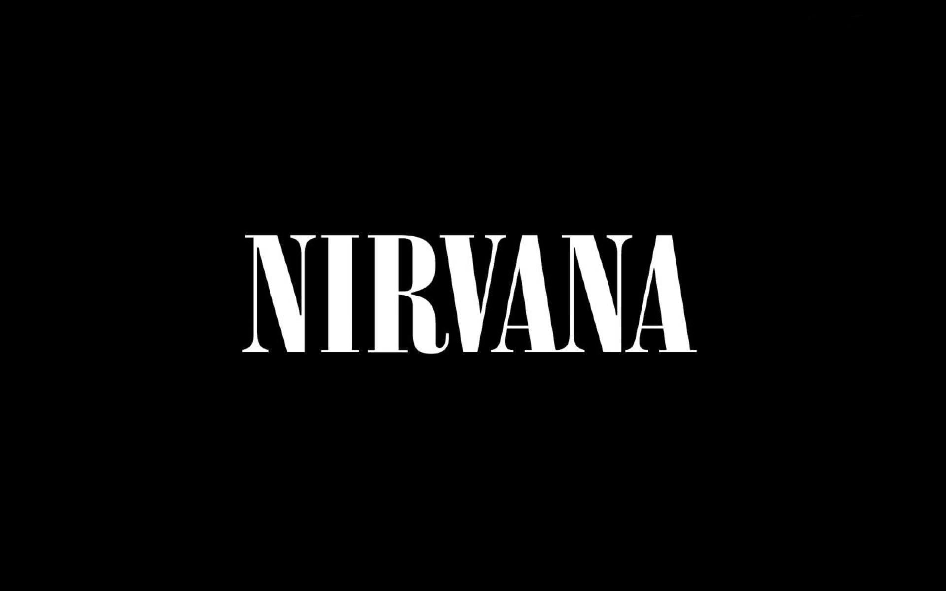 Nirvana text, sign, font, background, letters, black Color, illustration