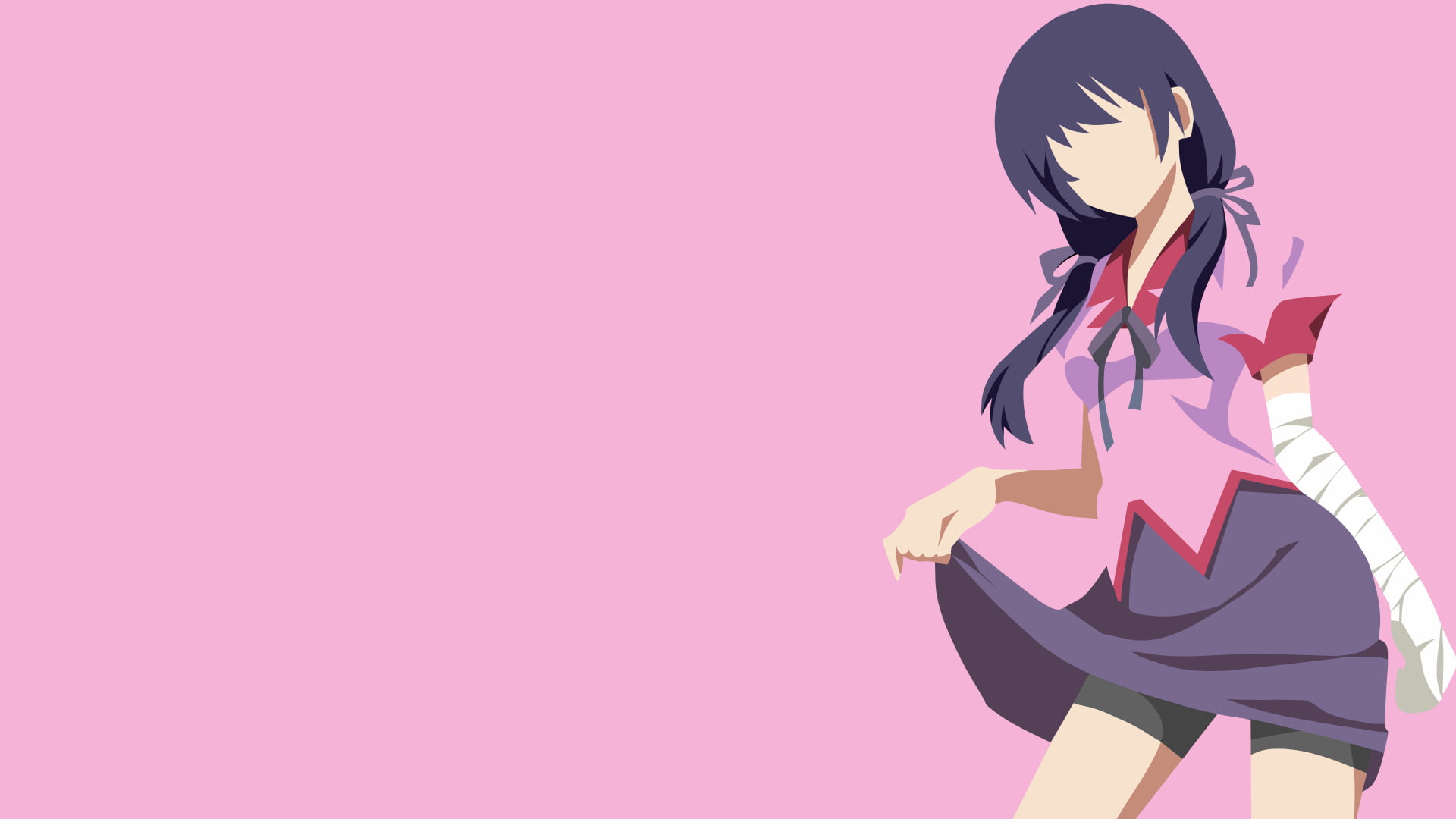 Free download | HD wallpaper: Anime, Monogatari (Series), Minimalist ...