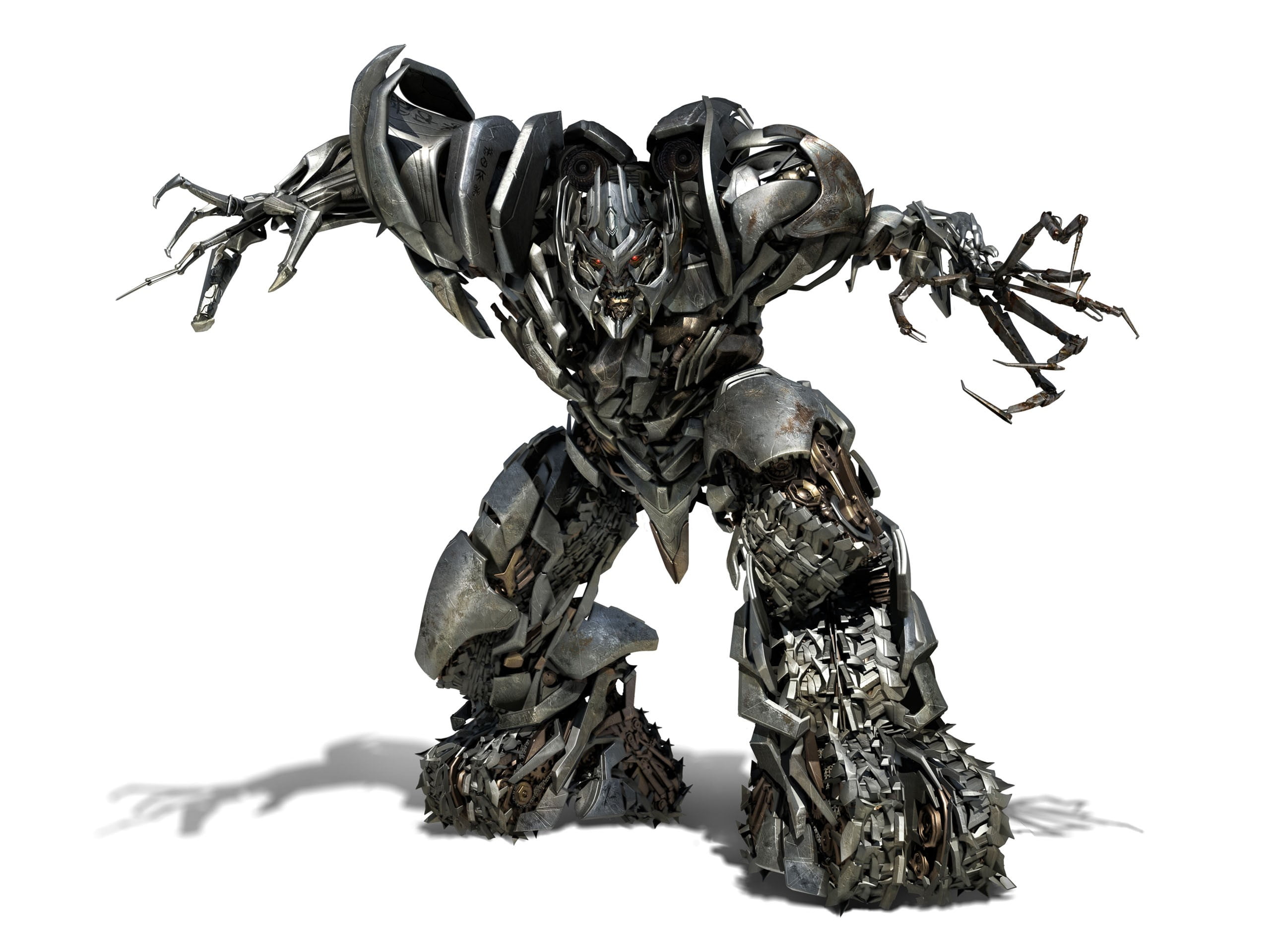 Transformer Megatron 3D illustration, Transformers, white background