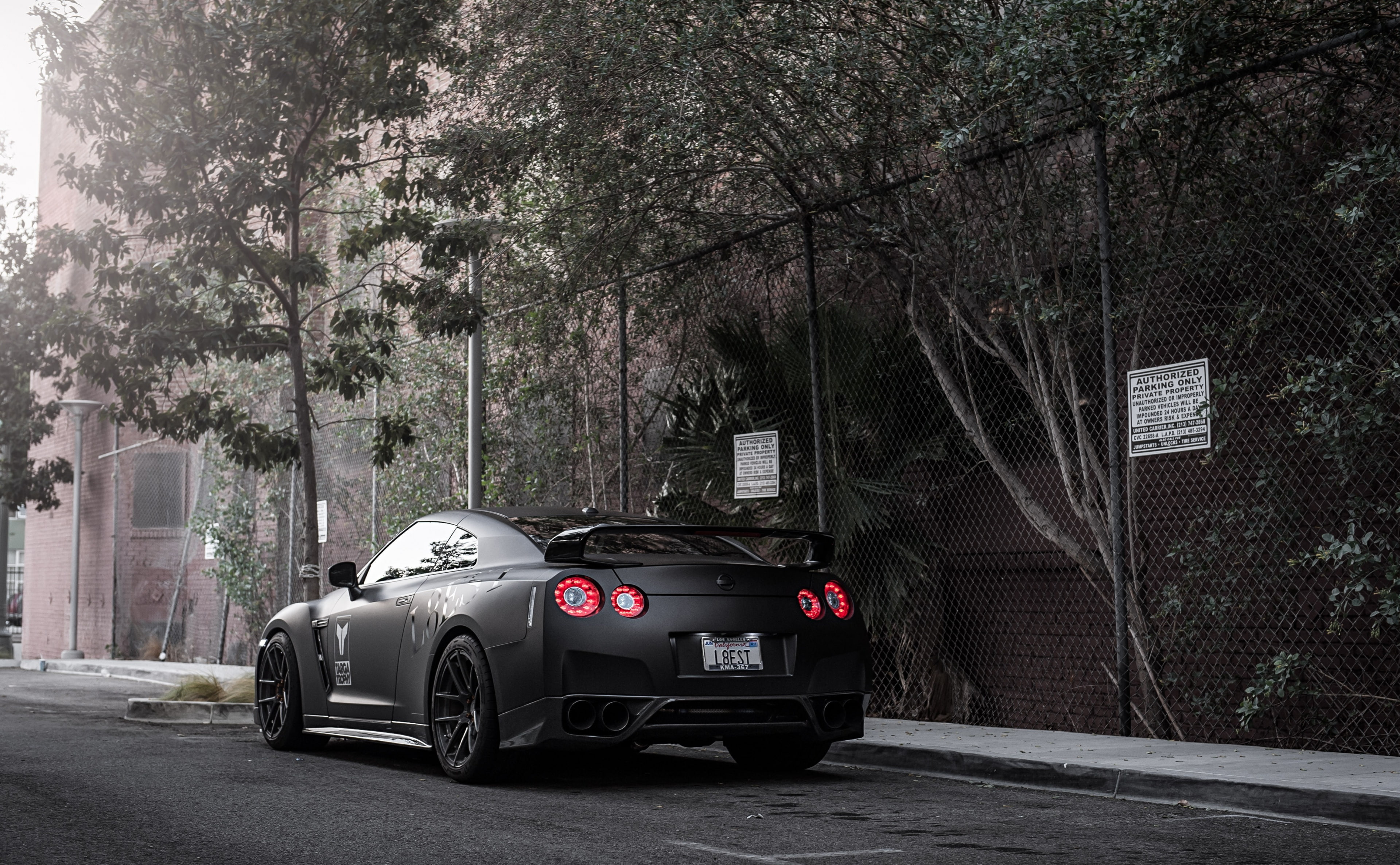 Nissan GT-R Black, Cars, City, Urban, blackcar