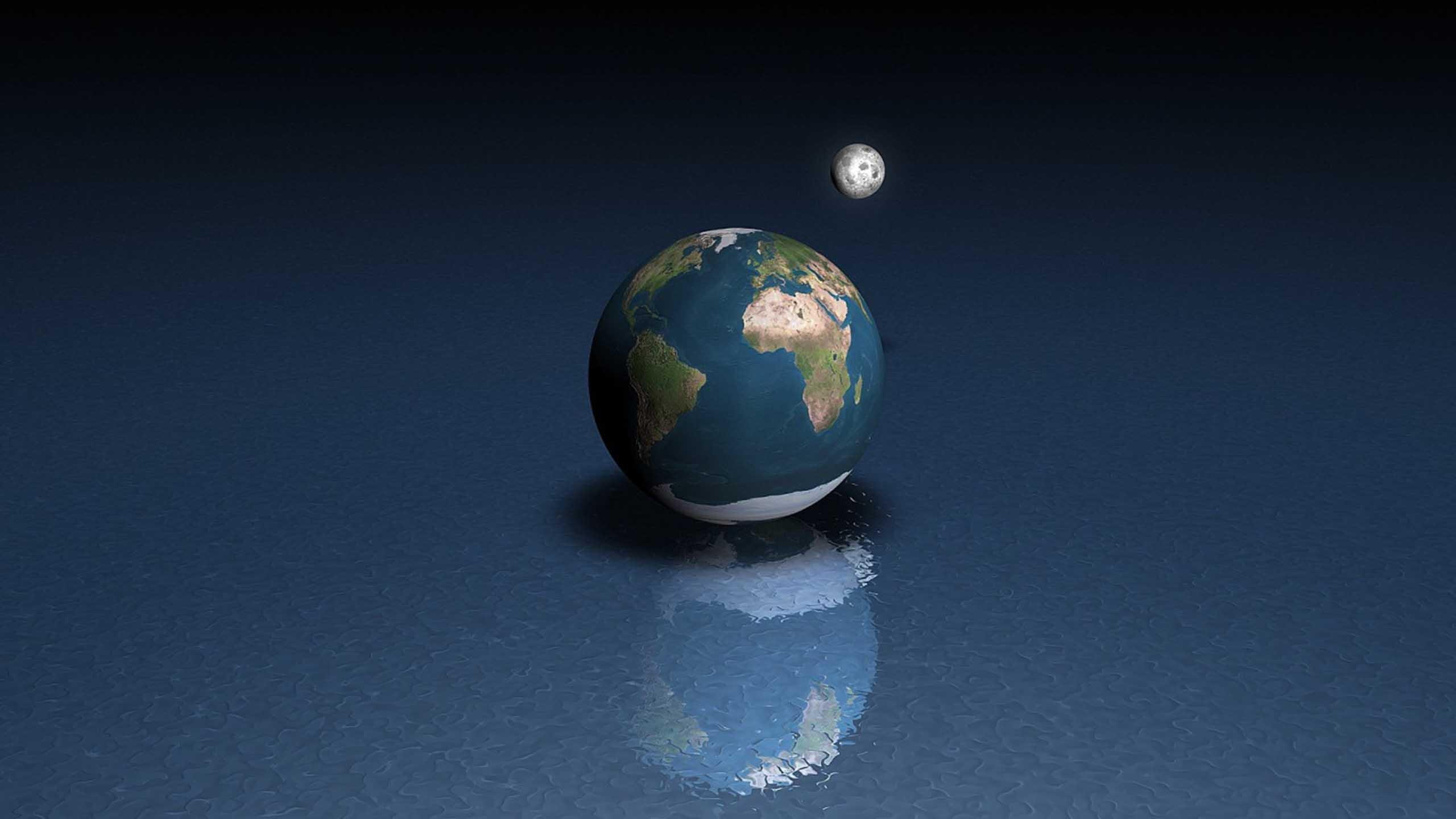 3D Mini Earth, 3d-earth-and-moon, 3d-mini-earth