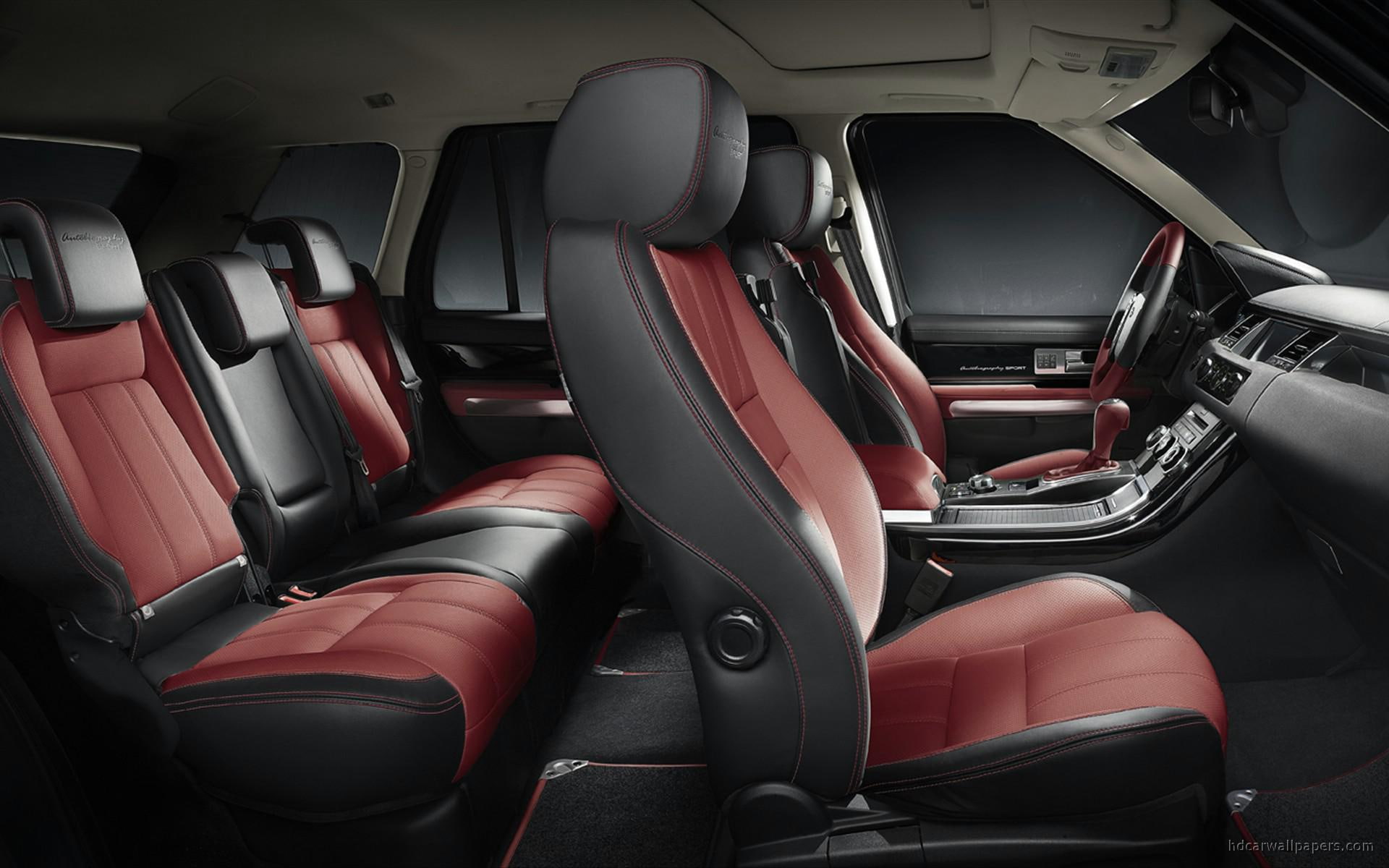 2010 Range Rover Sport Interior, black and red car interior, cars