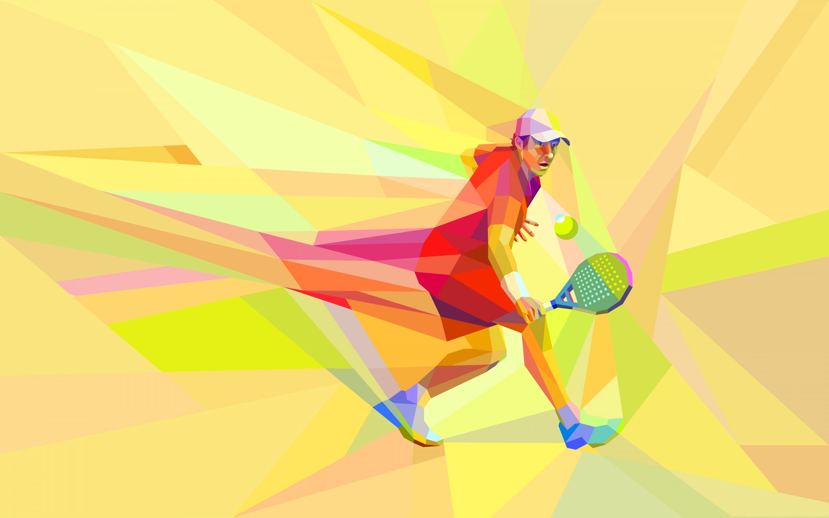 the game, vector, athlete, tennis