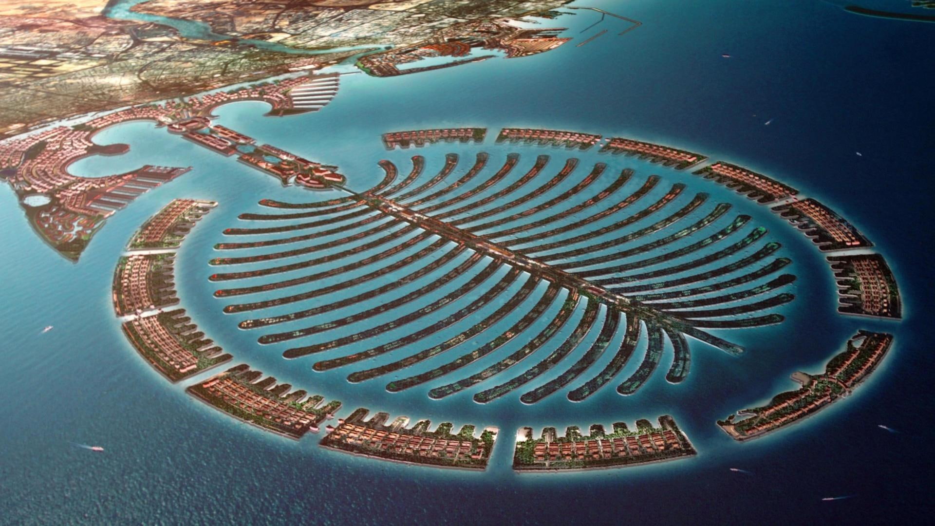 The Palm, A Luxury Development In Dubai, dubai  palm island, houses