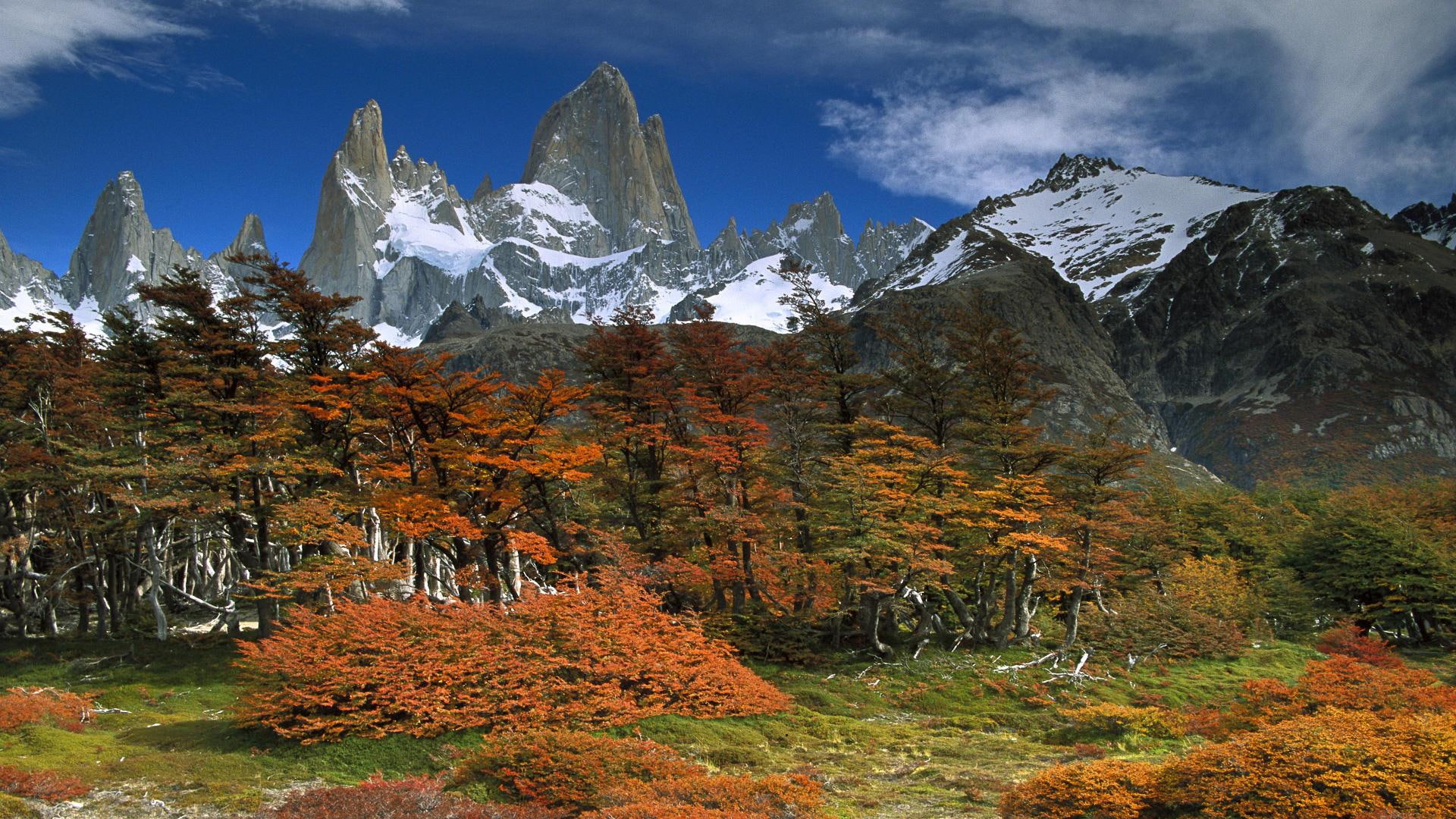 Argentina, landscape, mountain, nature, patagonia, peaceful, colorful