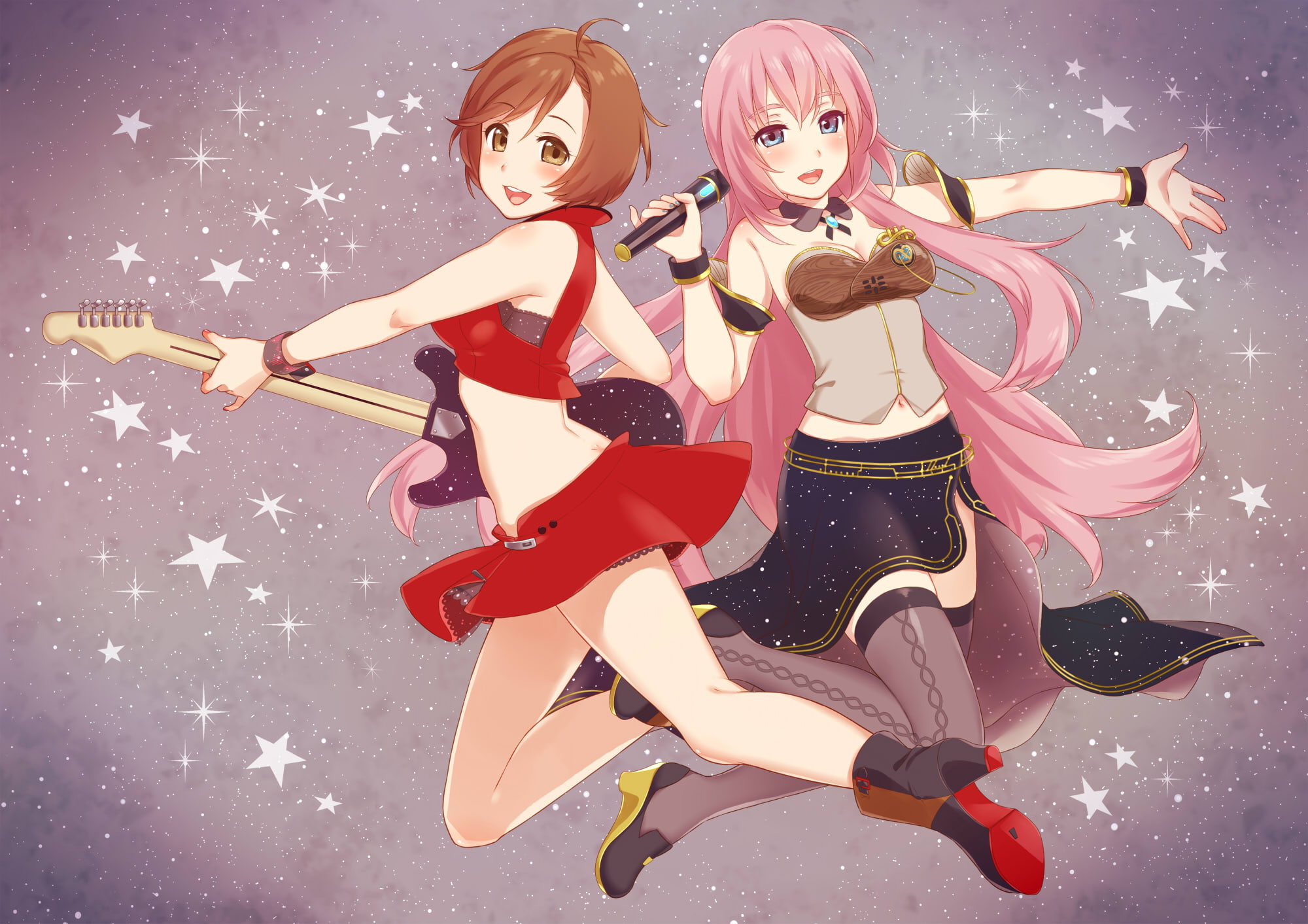 Anime, Vocaloid, Luka Megurine, Meiko (Vocaloid)