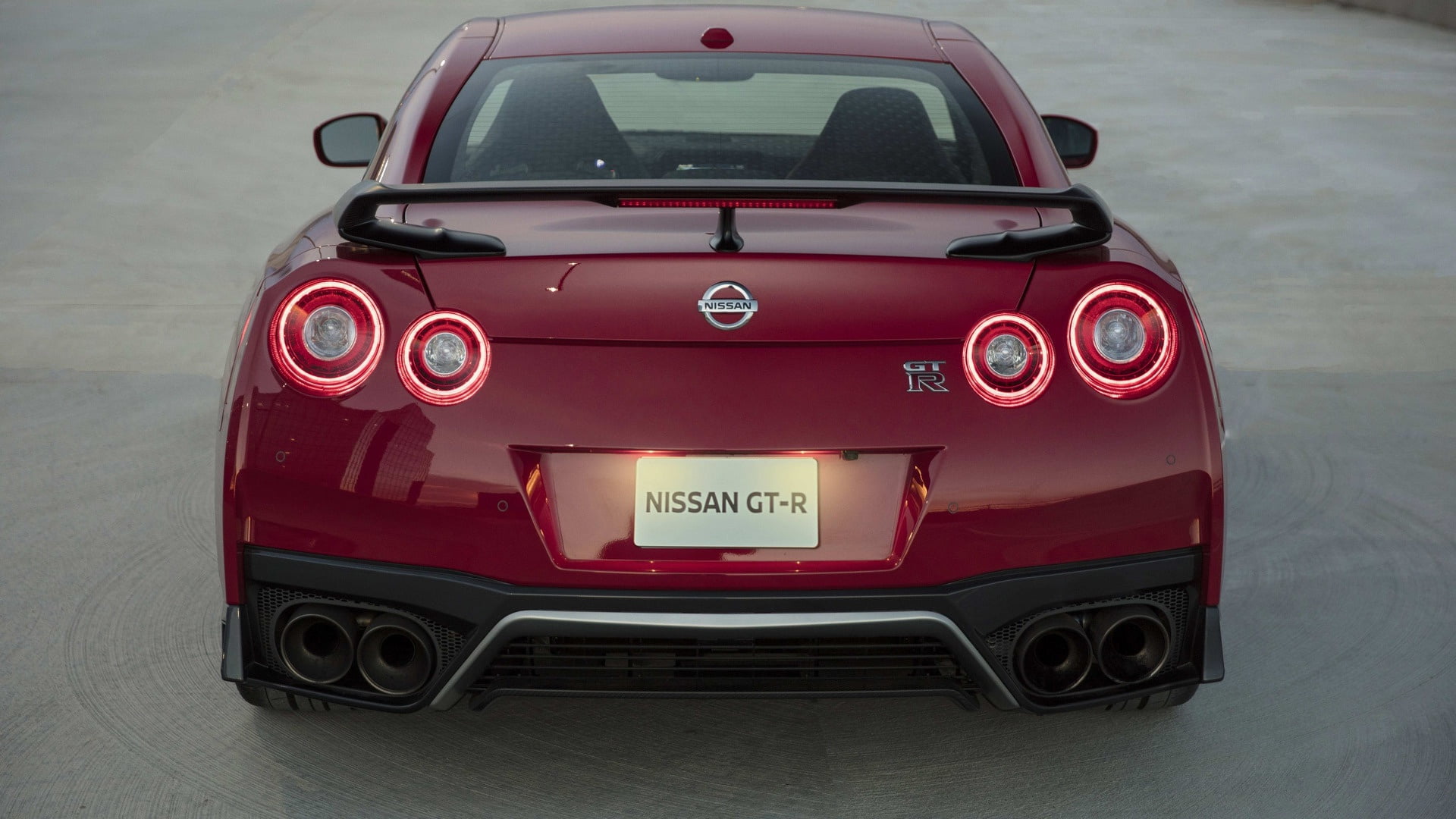 Red, Nissan GTR, Sport Car