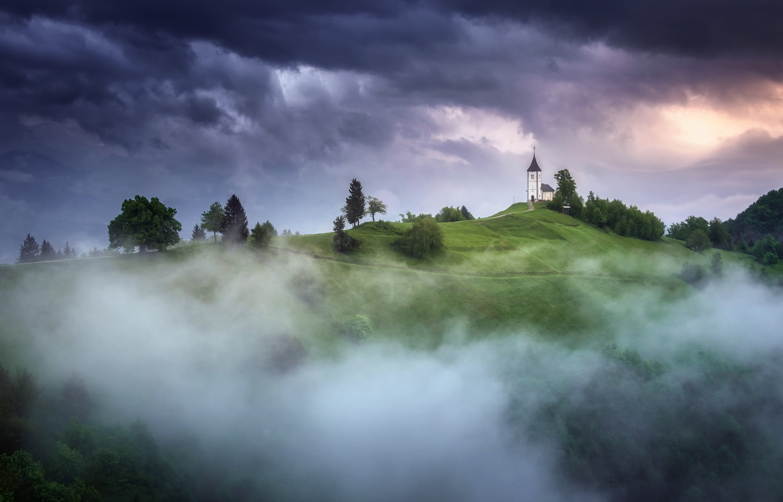 nature, landscape, sky, Slovenia, cloud - sky, plant, scenics - nature