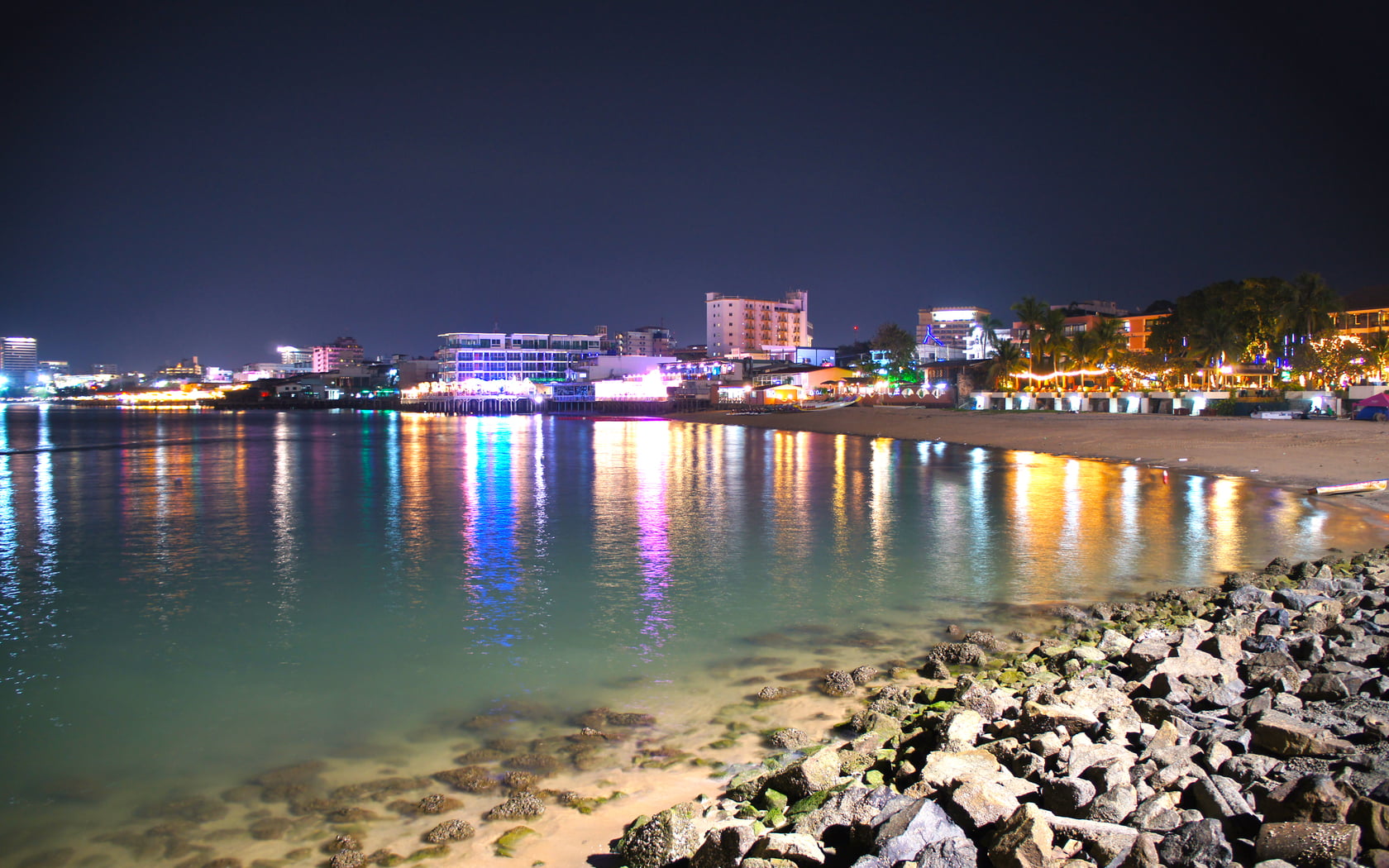 Pattaya City Beach, body of water, Cityscapes, building exterior