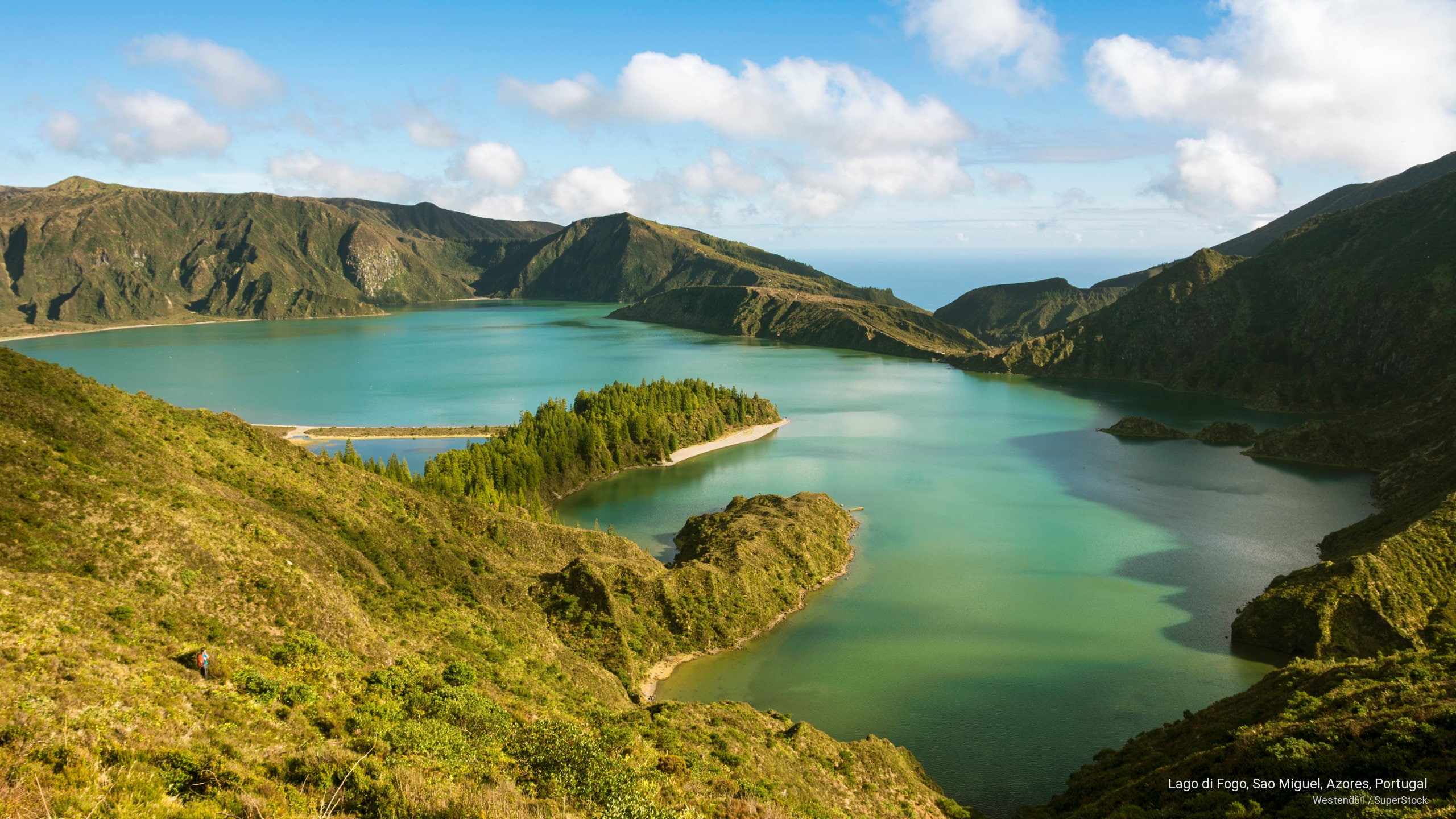 Lago di Fogo, Sao Miguel, Azores, Portugal, Islands