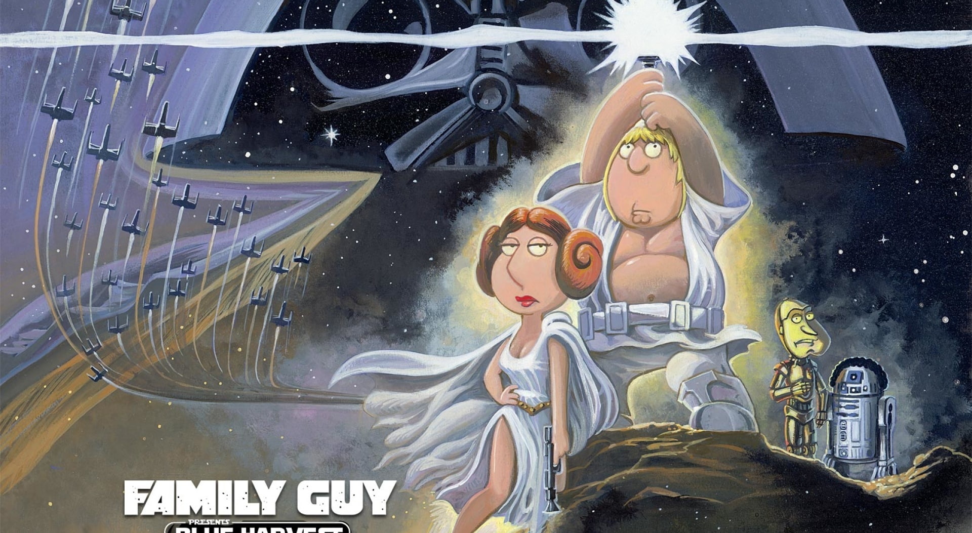 Family Guy Blue Harvest, Cartoons, Others, star wars, human representation
