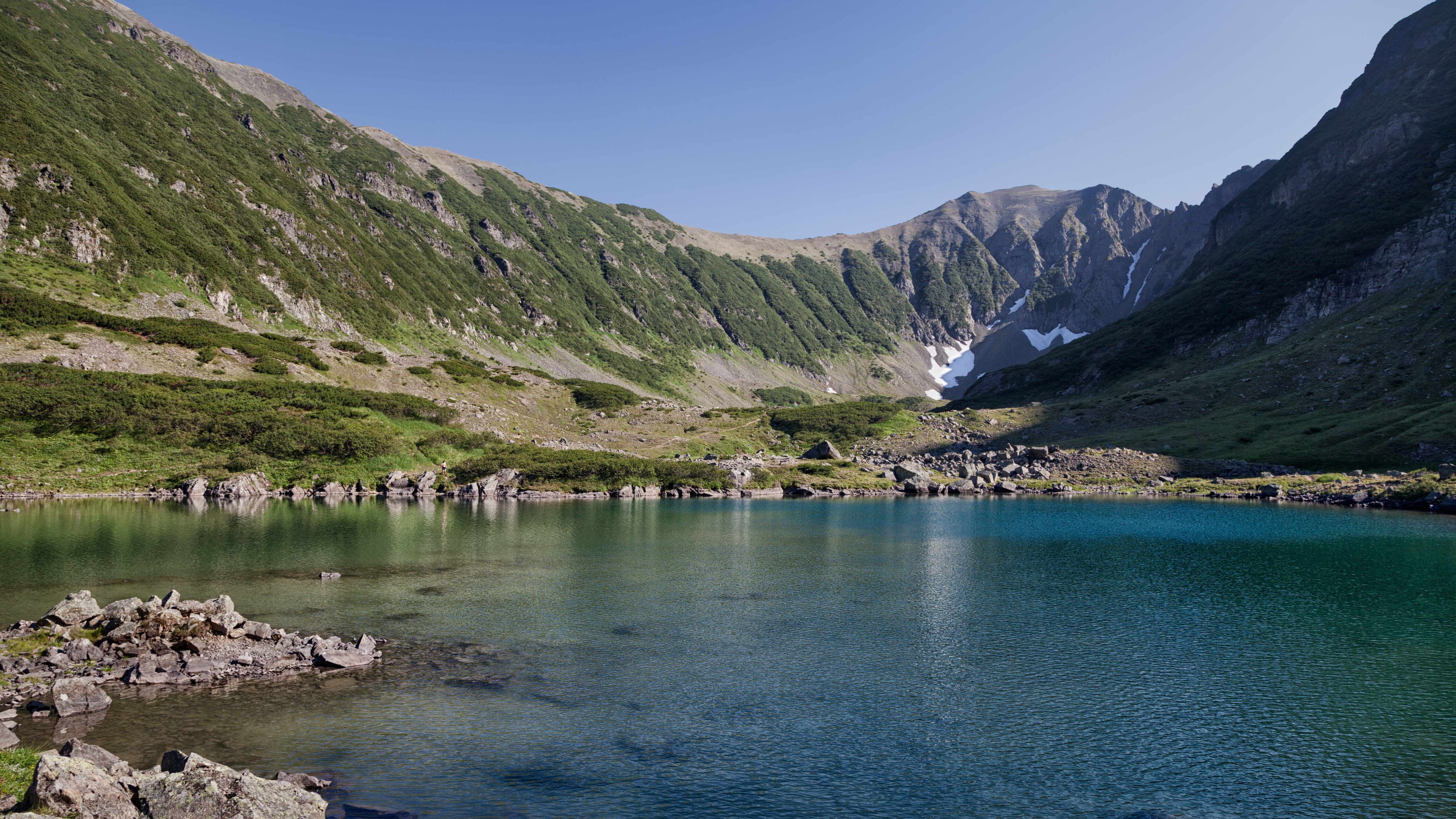 kamchatka mountain lake 5k, water, scenics - nature, beauty in nature