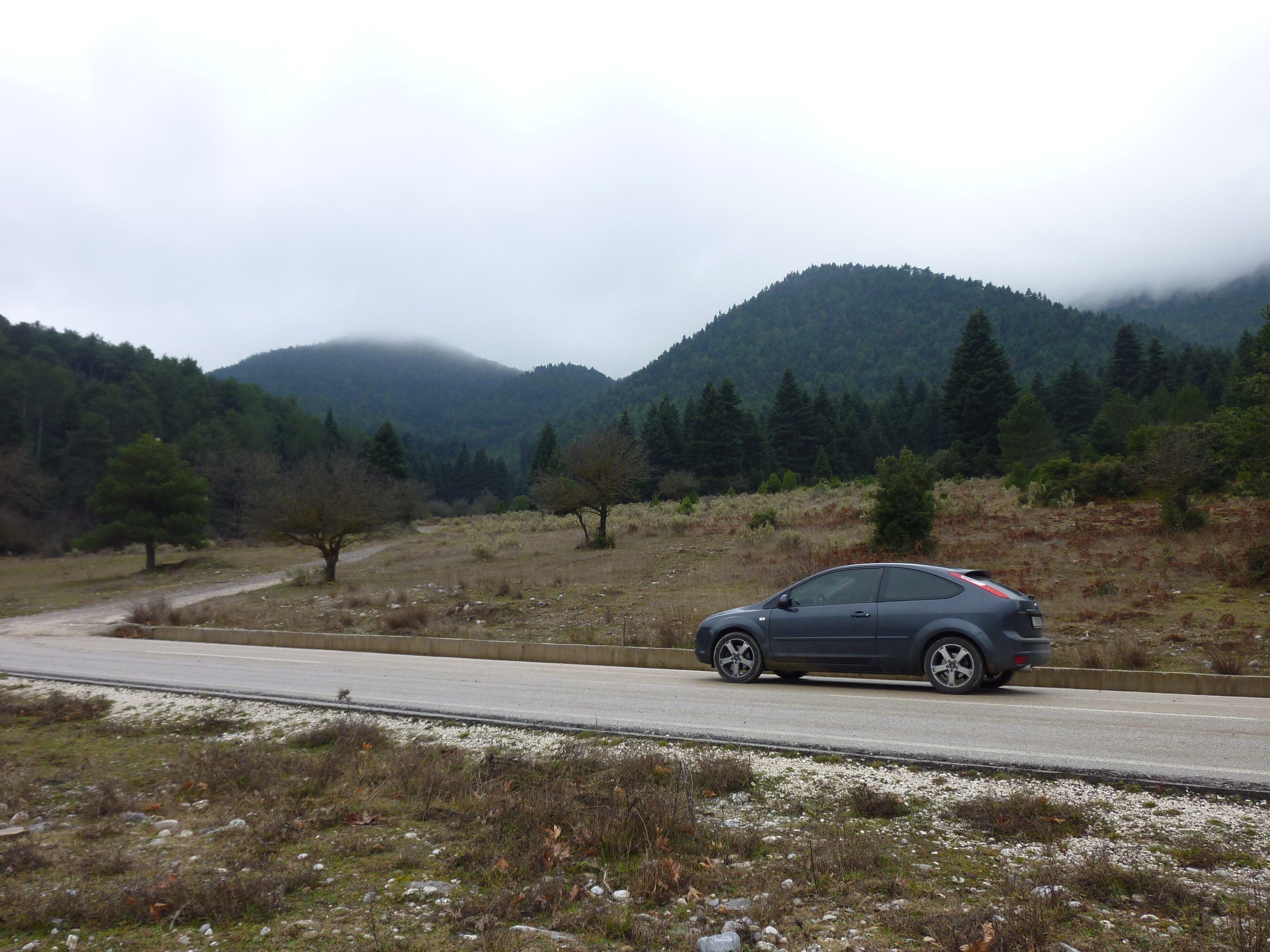 Ford, ford focus, mountains, transportation, car, motor vehicle