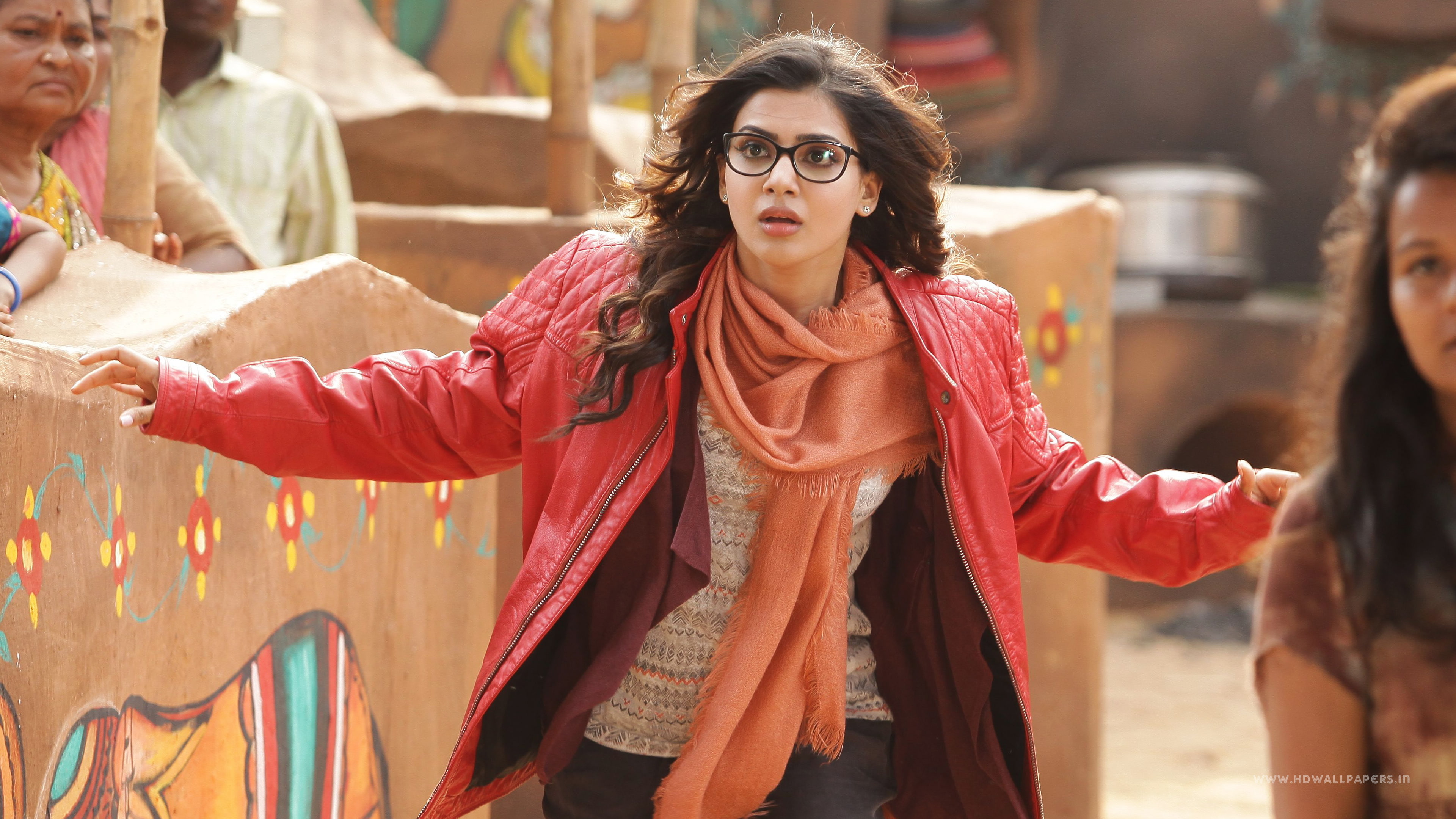 Samantha in 10 Endrathukulla, glasses, women, young adult, young women