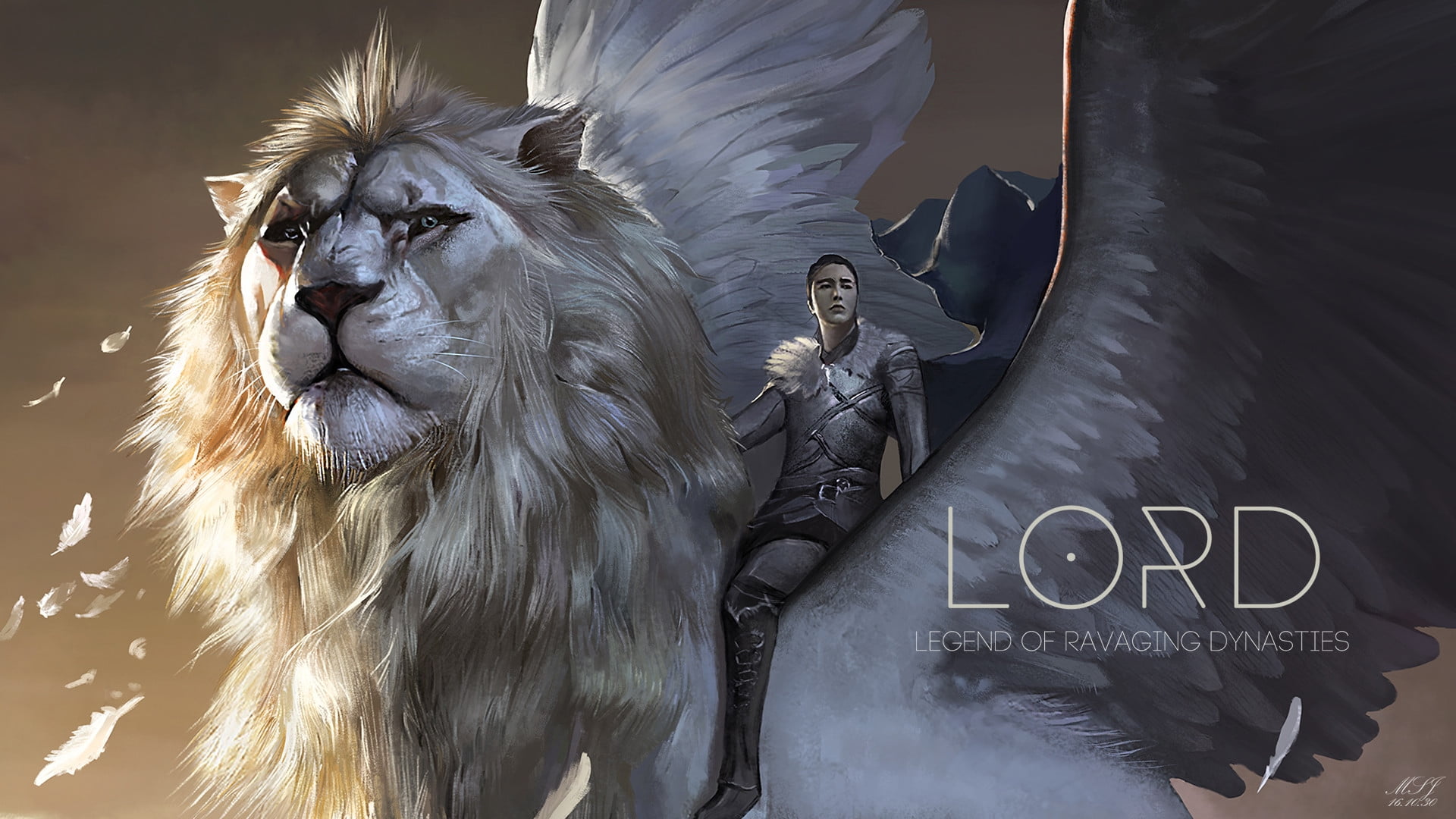 L.O.R.D: Legend of Ravaging Dynasties (2016), poster, art, wings