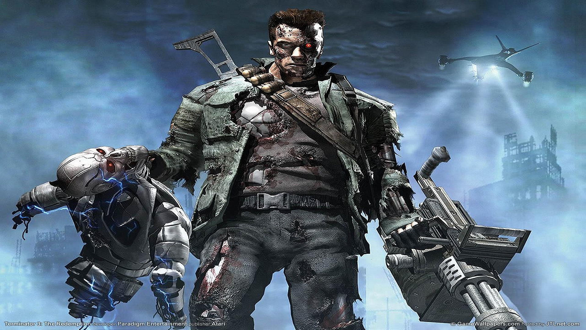 Terminator Console Game, the terminator illustration