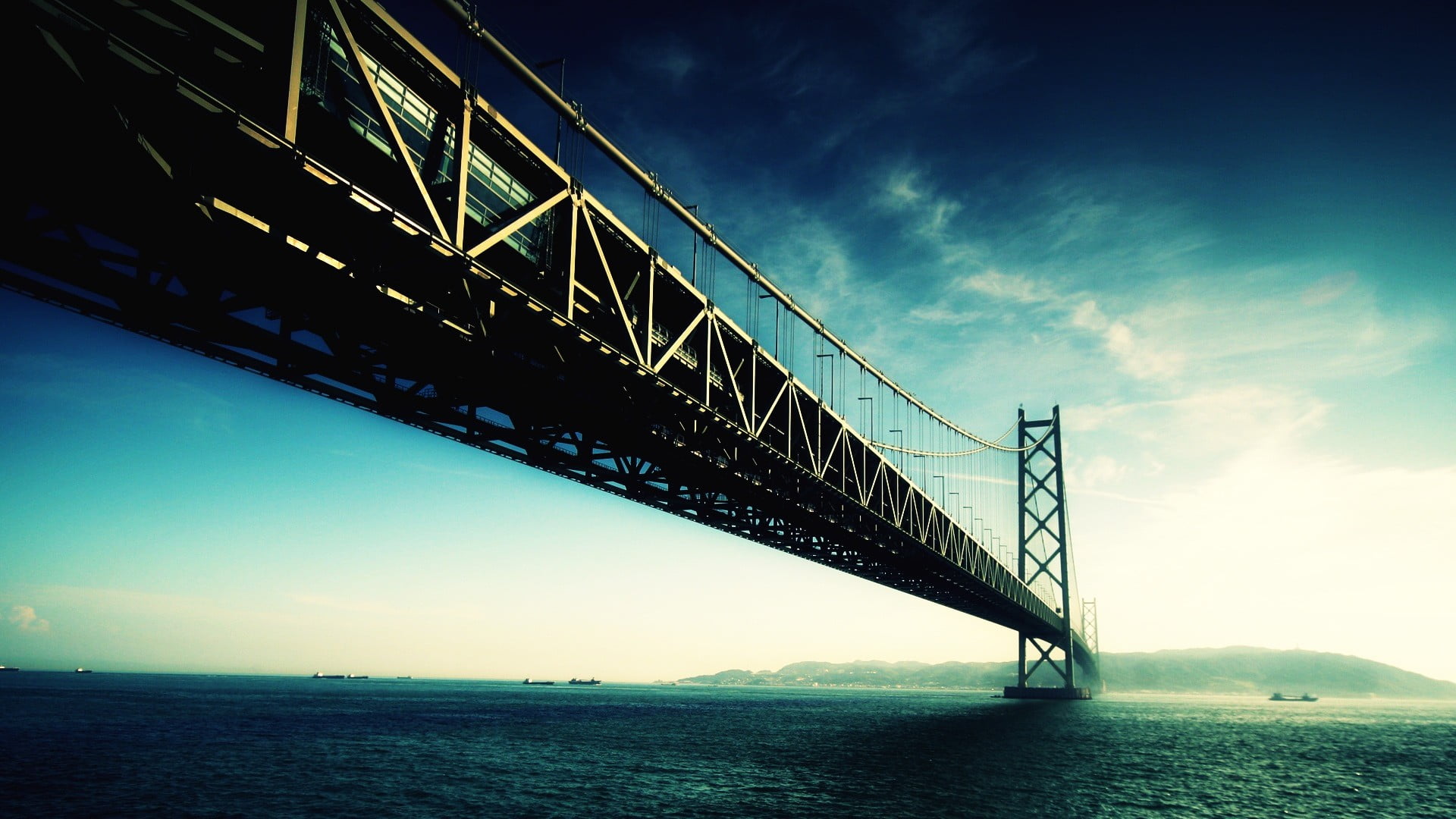 San Francisco-Oakland Bay Bridge, California, photography, sea