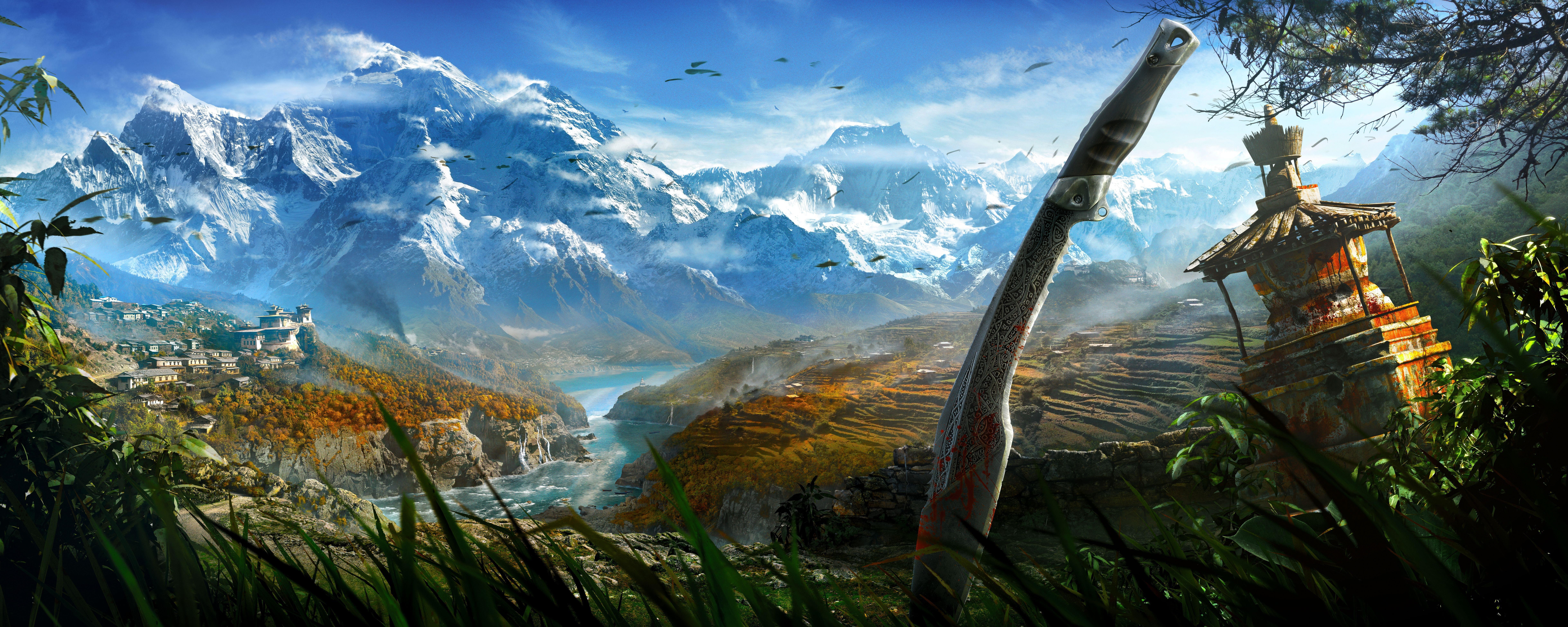 5k, Adventure games, Himalayas, shooter, Far Cry 4, Tibet, review