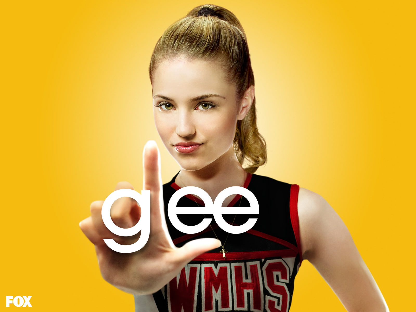 Dianna Agron in Glee, young adult, portrait, studio shot, one person