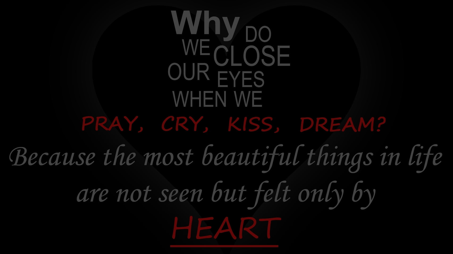 bokeh, heart, hearts, mood, quotes, texts, typography