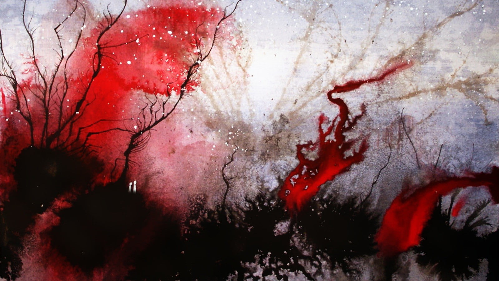 abstract, red, blood, no people, close-up, tree, nature, water